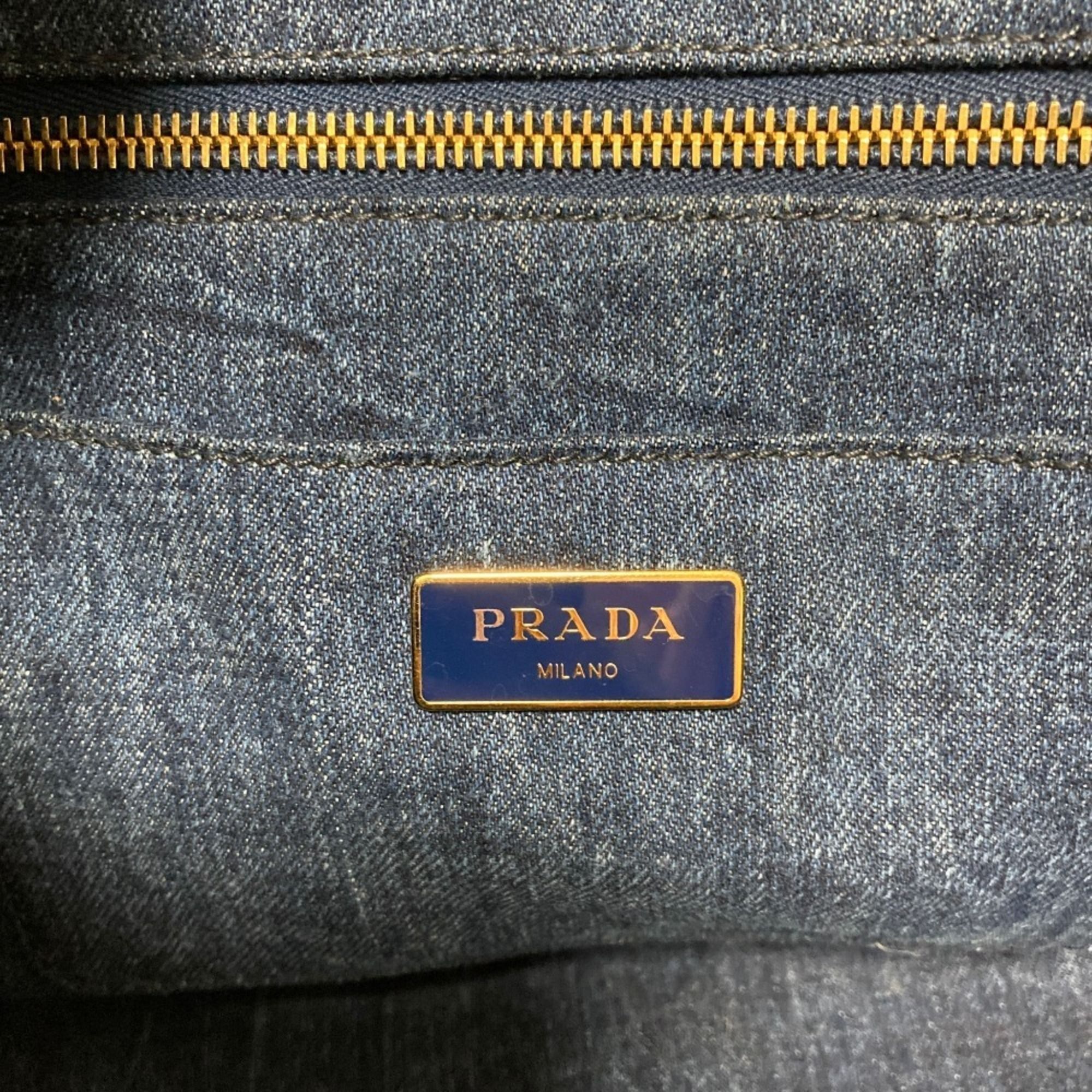 Canapa Denim Tote Bag (Pre-Owned) - Prada - Modalova