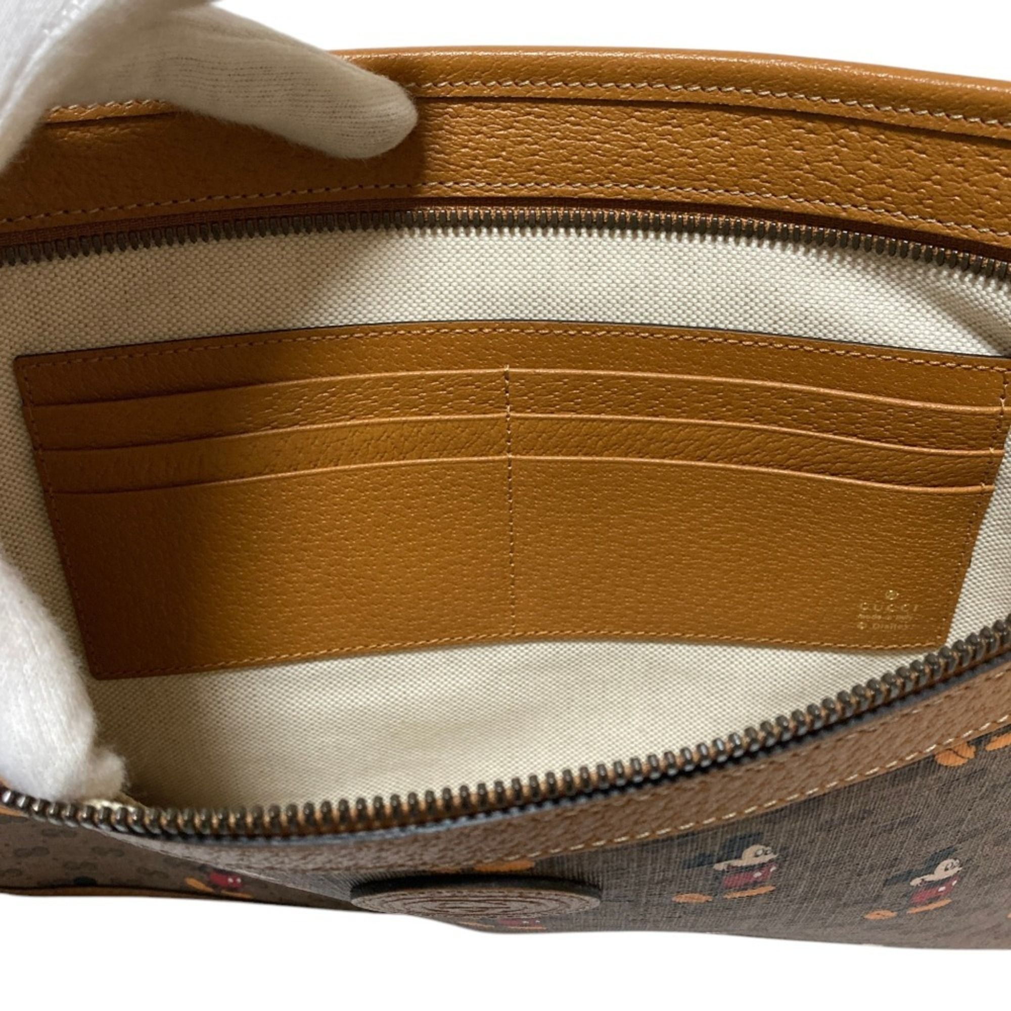 Gg Supreme Leather Clutch Bag (Pre-Owned) - Gucci - Modalova