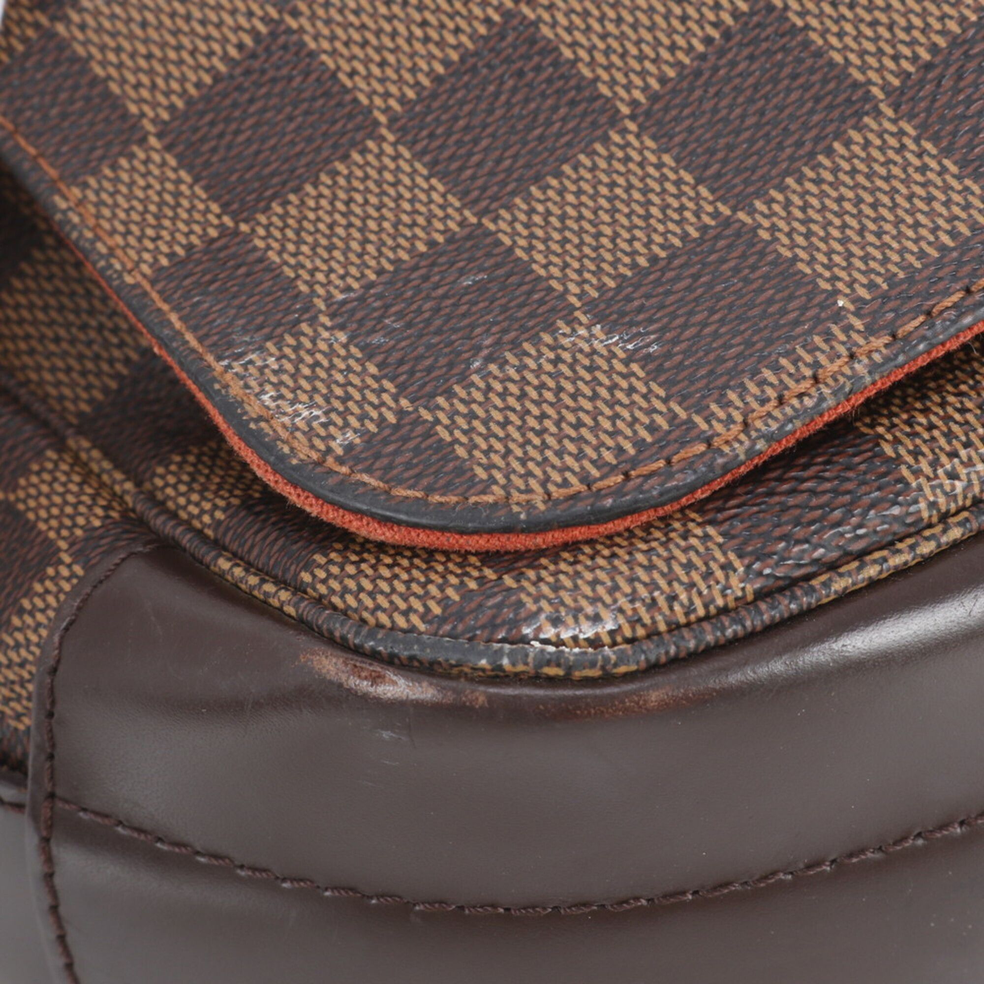 Leather Coated Canvas Messenger Bag Shoulder Bag (Pre-Owned) - Louis Vuitton - Modalova