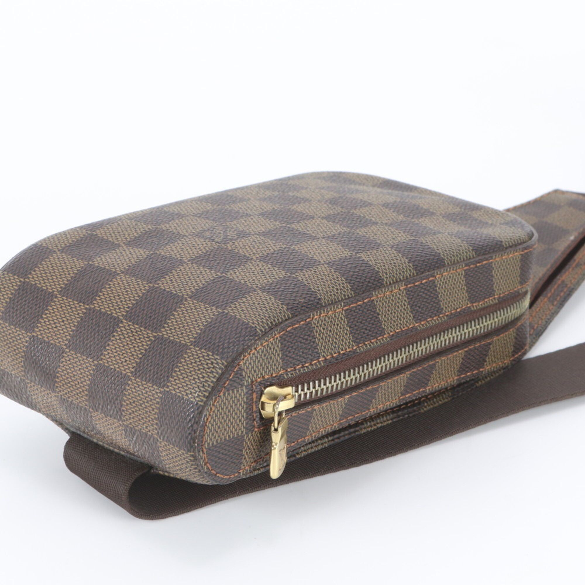 Leather Coated Canvas Pouch Sling Bag (Pre-Owned) - Louis Vuitton - Modalova