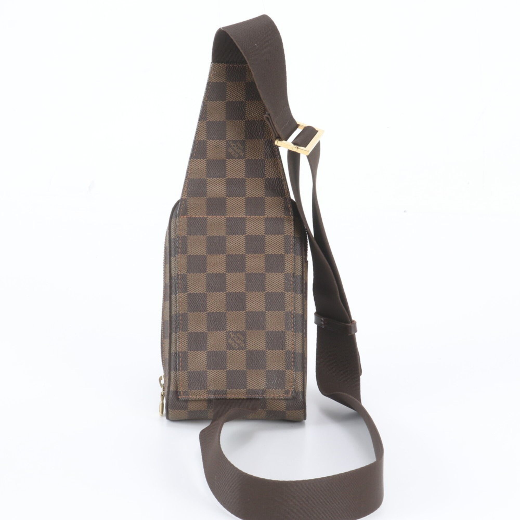 Leather Coated Canvas Pouch Sling Bag (Pre-Owned) - Louis Vuitton - Modalova