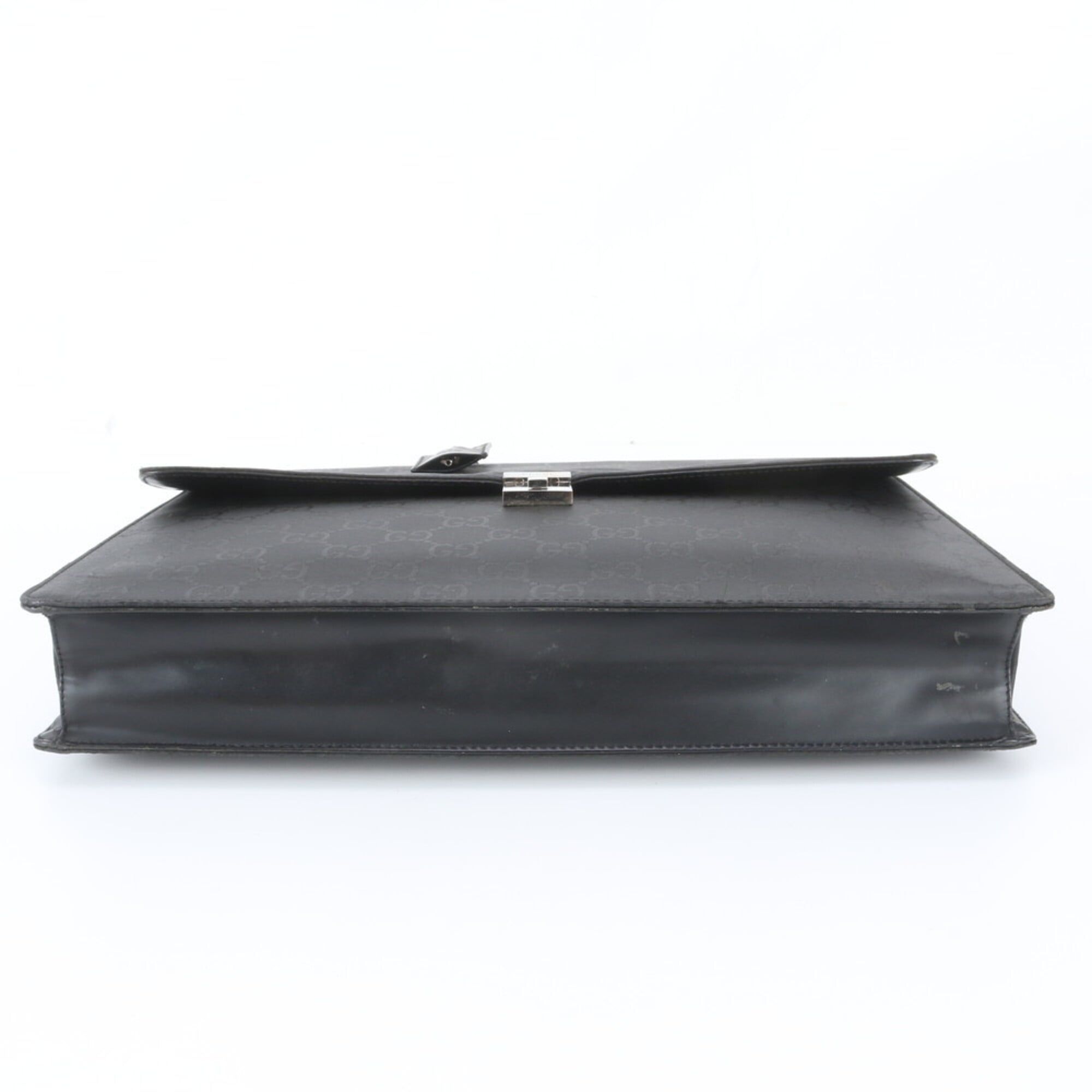 Leather Nylon Briefcase (Pre-Owned) - Gucci - Modalova