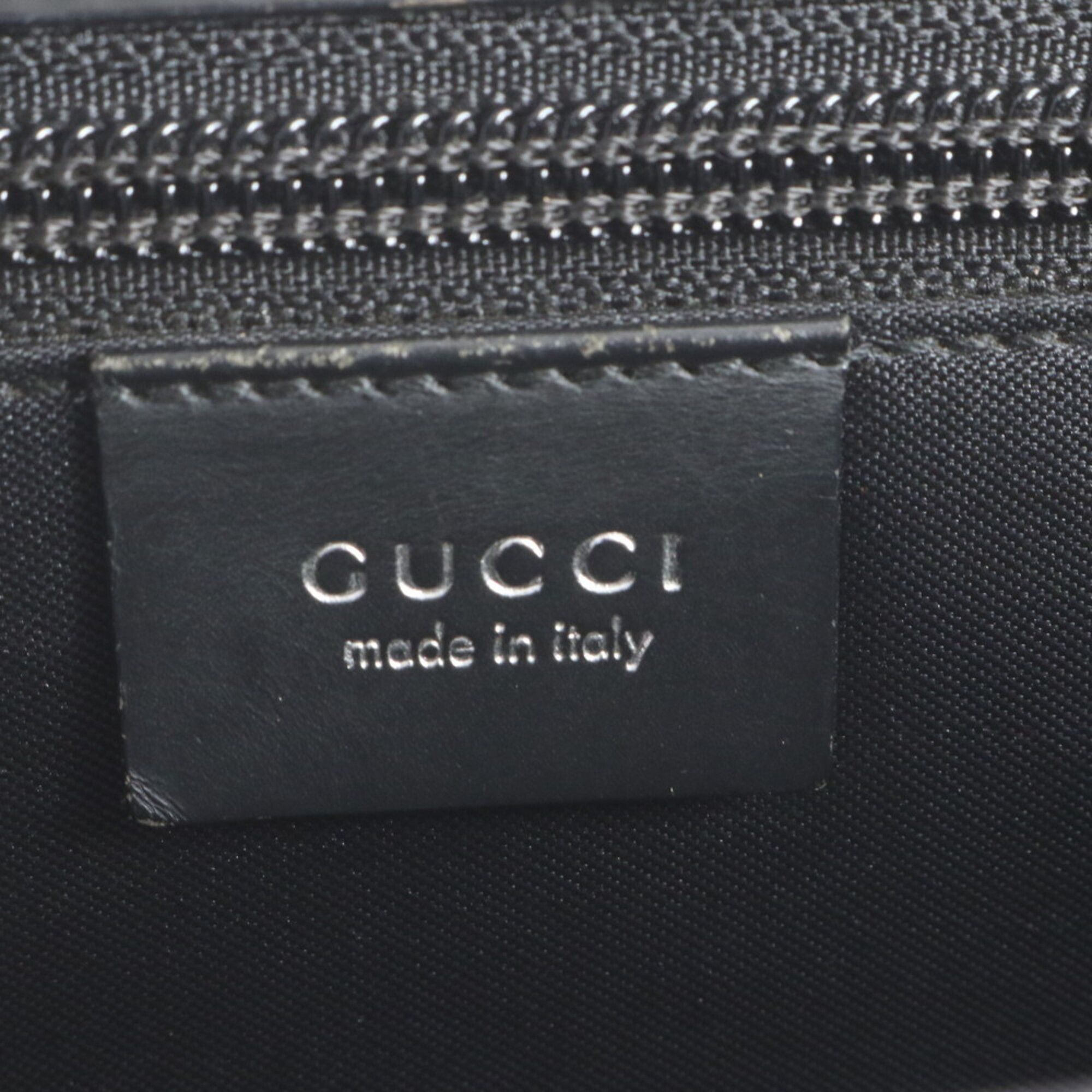 Leather Nylon Briefcase (Pre-Owned) - Gucci - Modalova