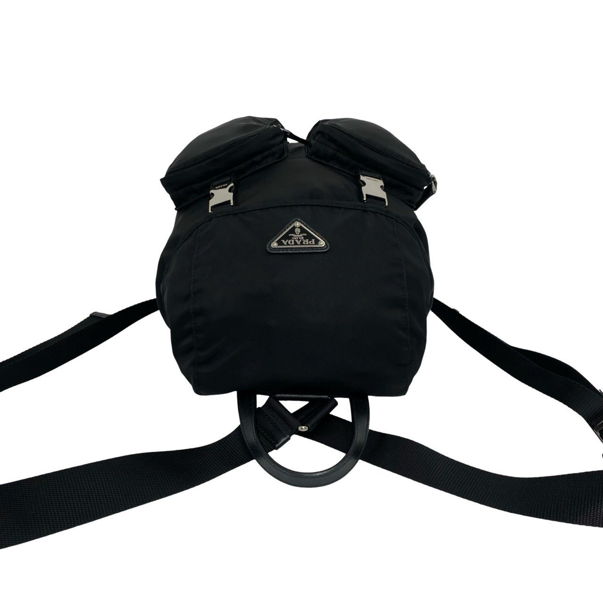 Nylon Leather Backpack (Pre-Owned) - Prada - Modalova