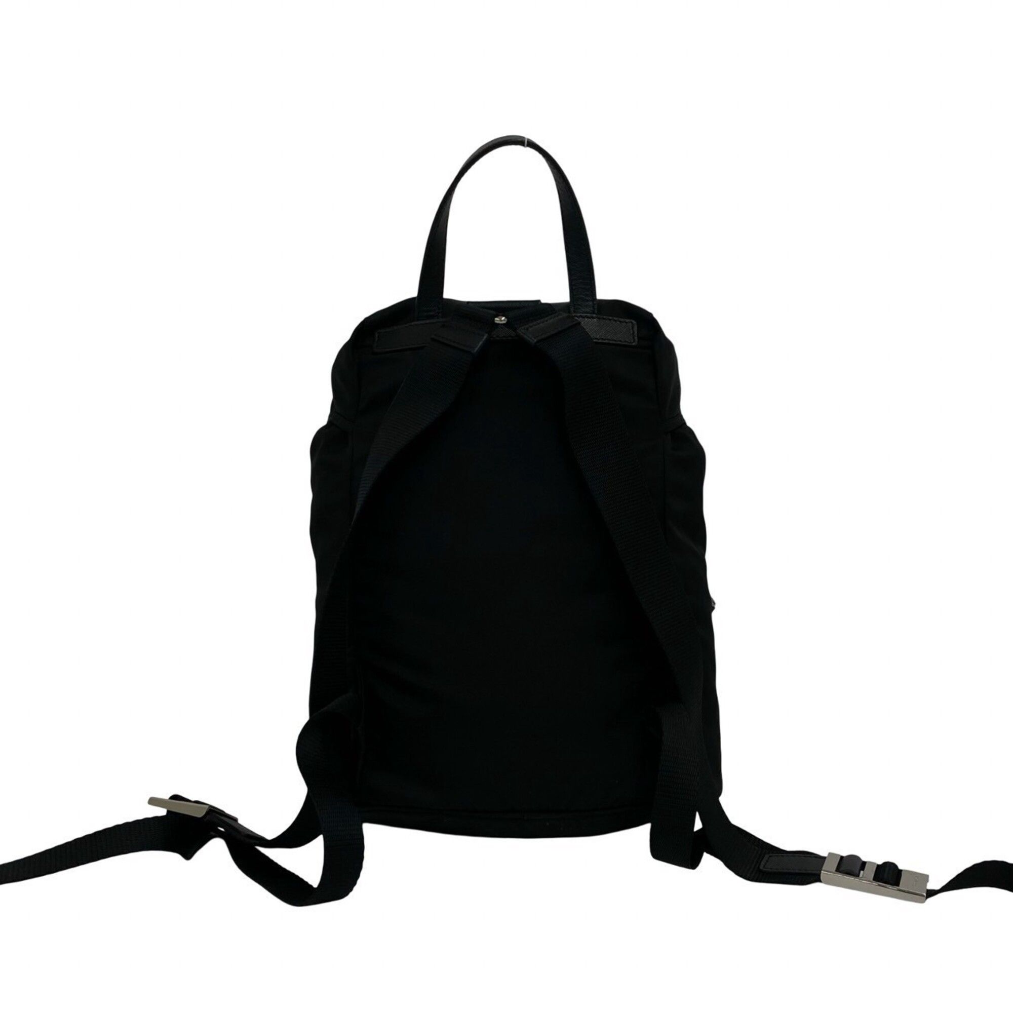Nylon Leather Backpack (Pre-Owned) - Prada - Modalova