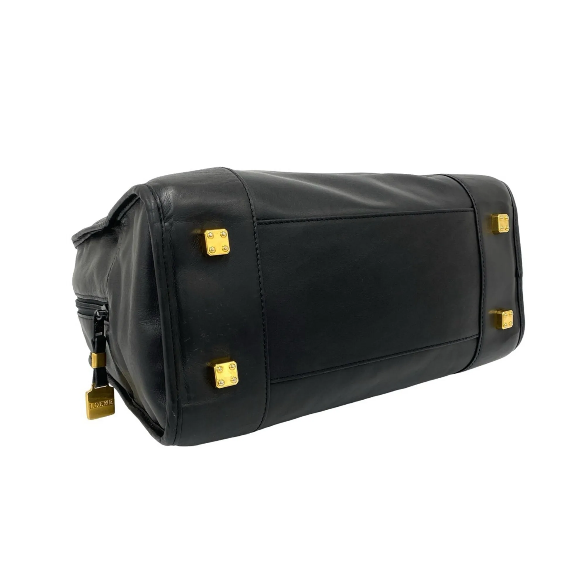Leather Boston Bag Handbag (Pre-Owned) - Loewe - Modalova