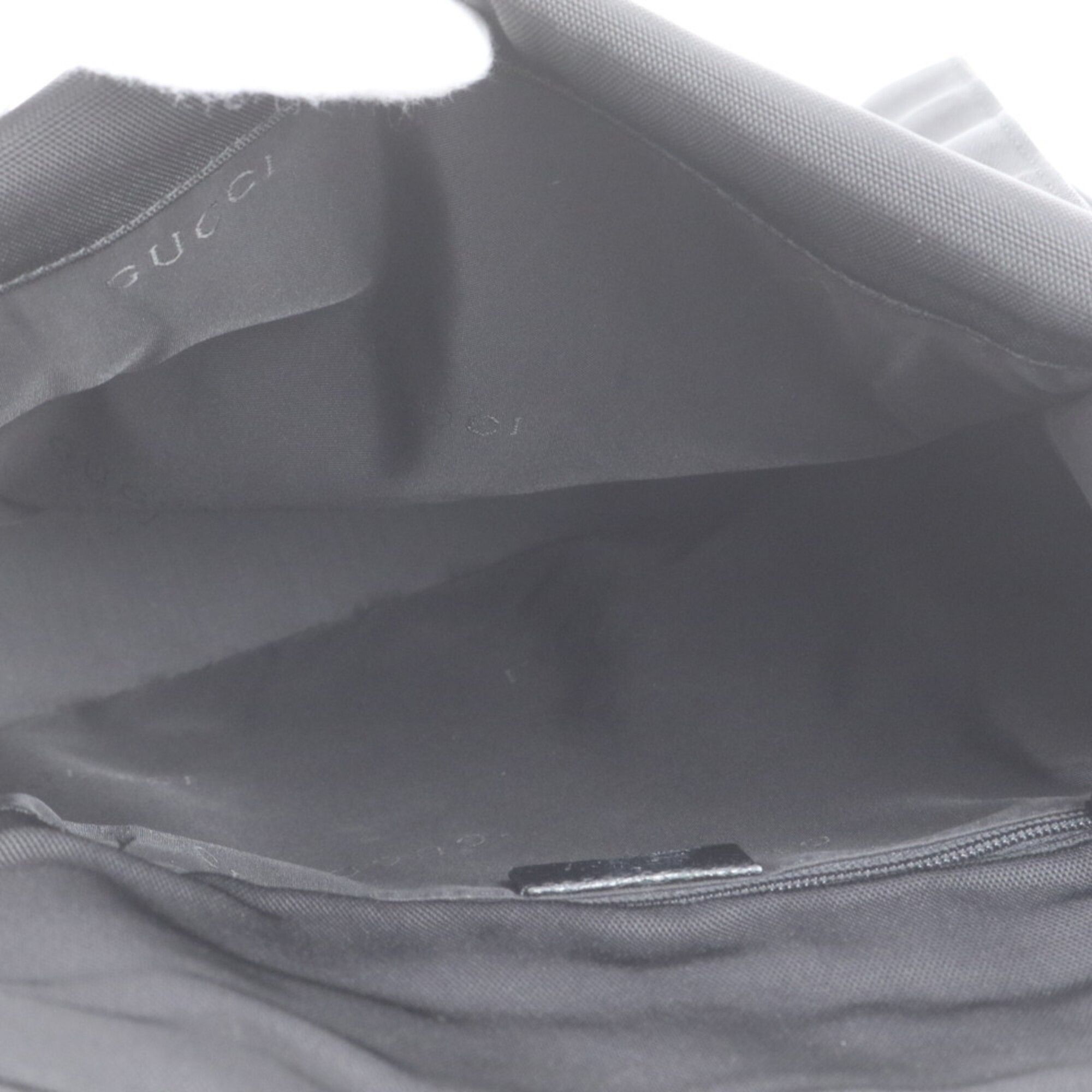 Leather Nylon Backpack Shoulder Bag (Pre-Owned) - Gucci - Modalova