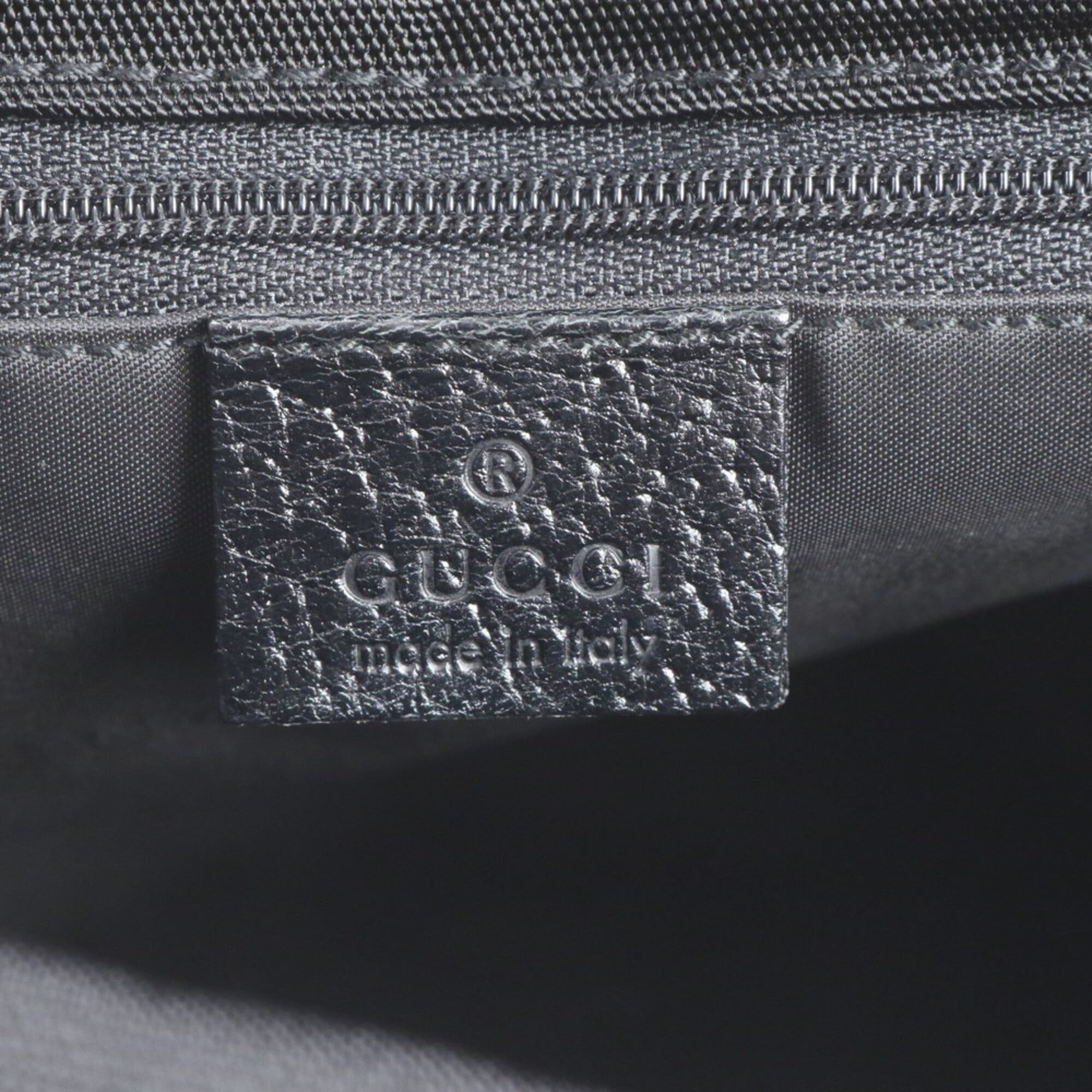 Leather Nylon Backpack Shoulder Bag (Pre-Owned) - Gucci - Modalova