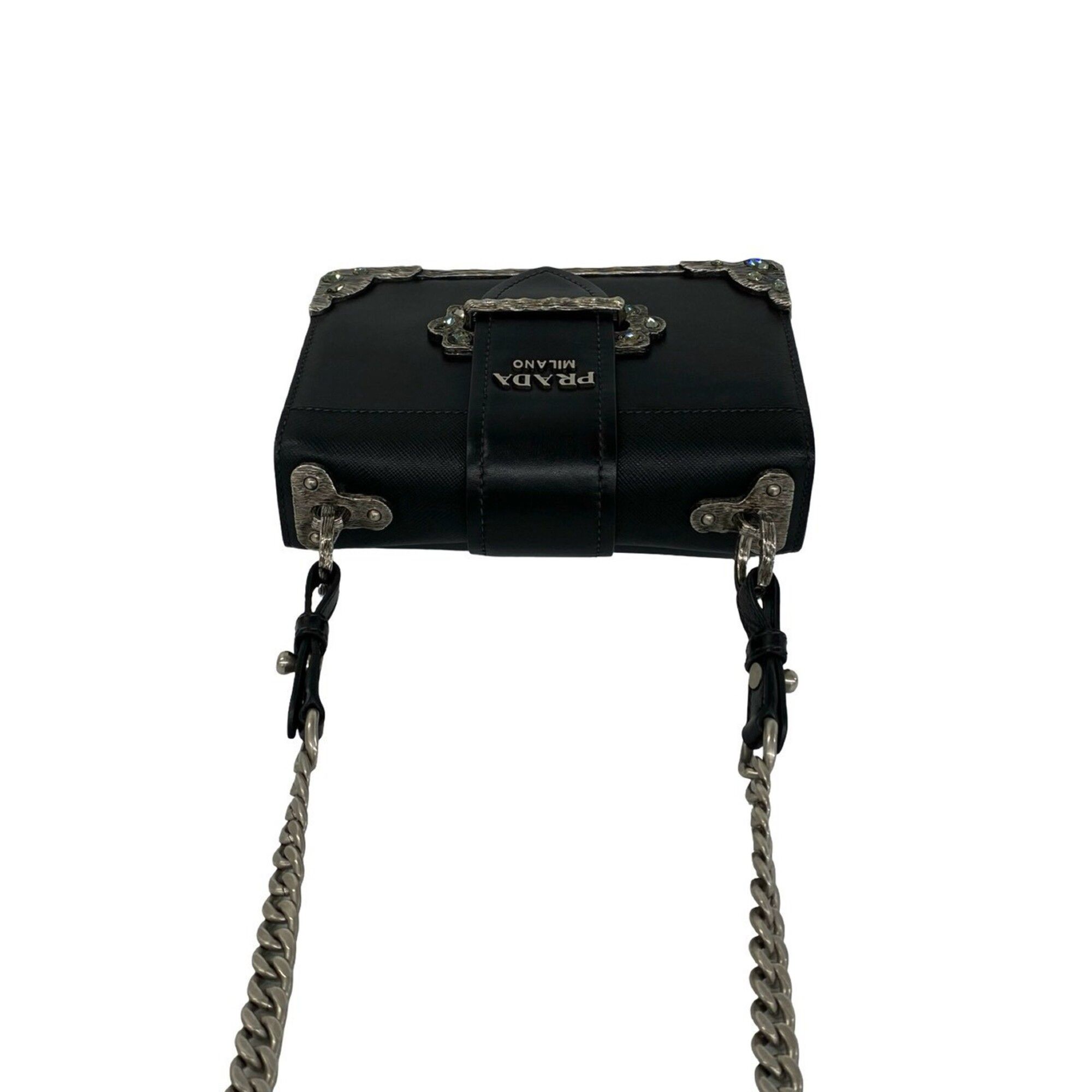 Leather Pochette Shoulder Bag (Pre-Owned) - Prada - Modalova