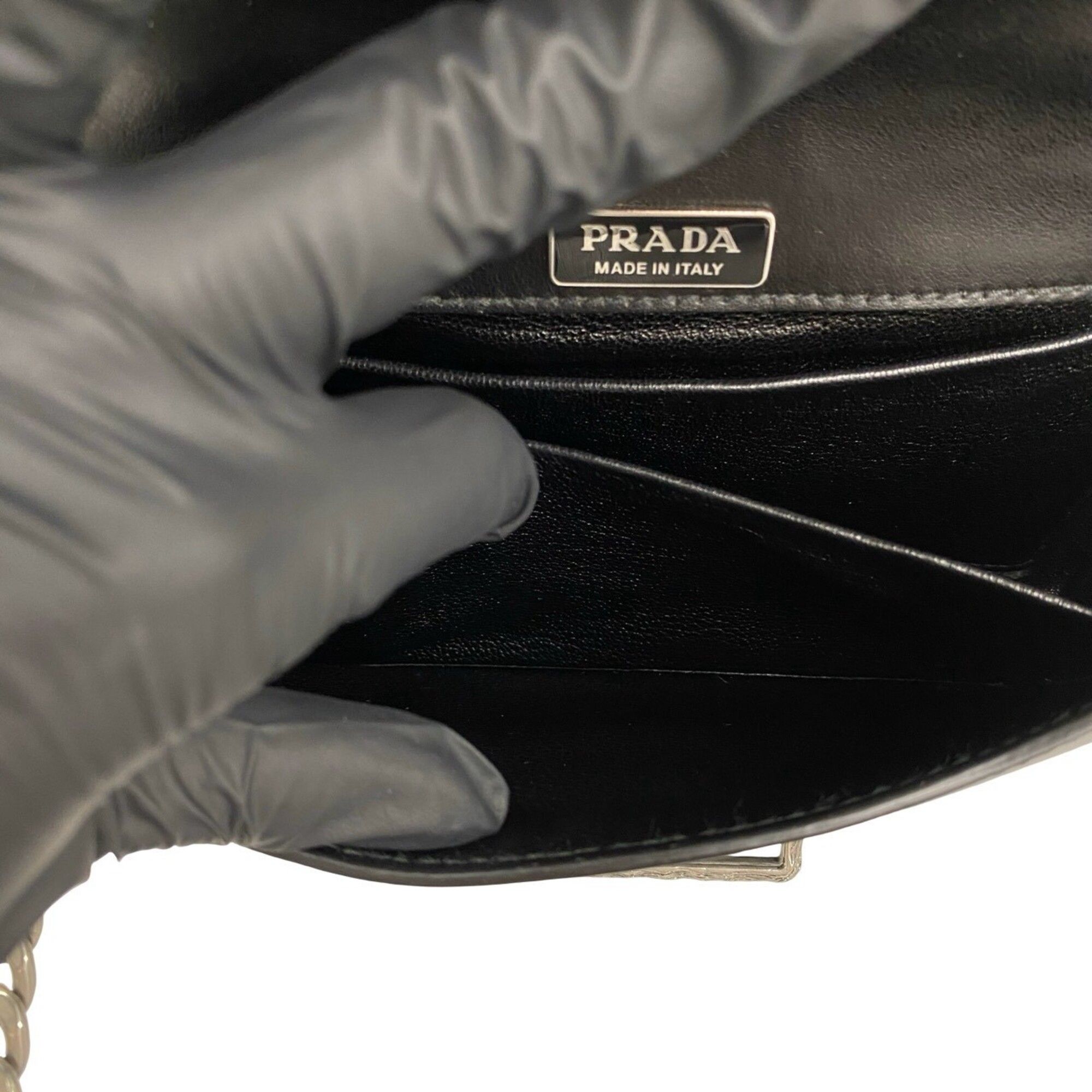 Leather Pochette Shoulder Bag (Pre-Owned) - Prada - Modalova