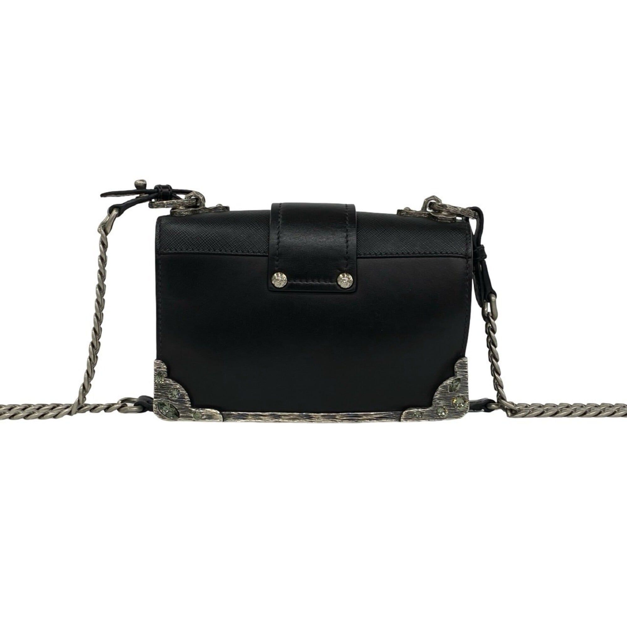 Leather Pochette Shoulder Bag (Pre-Owned) - Prada - Modalova