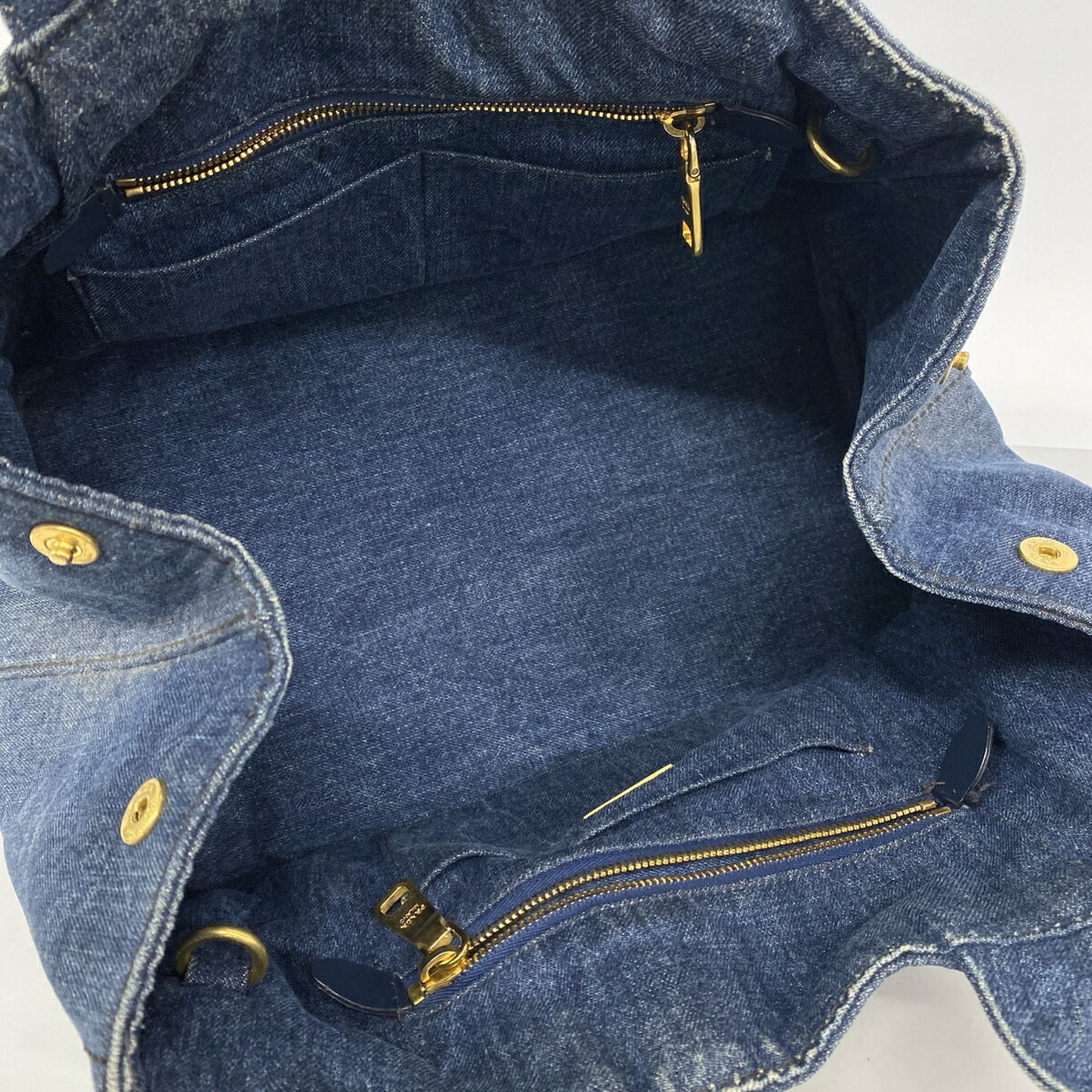 Denim Tote Bag (Pre-Owned) - Prada - Modalova