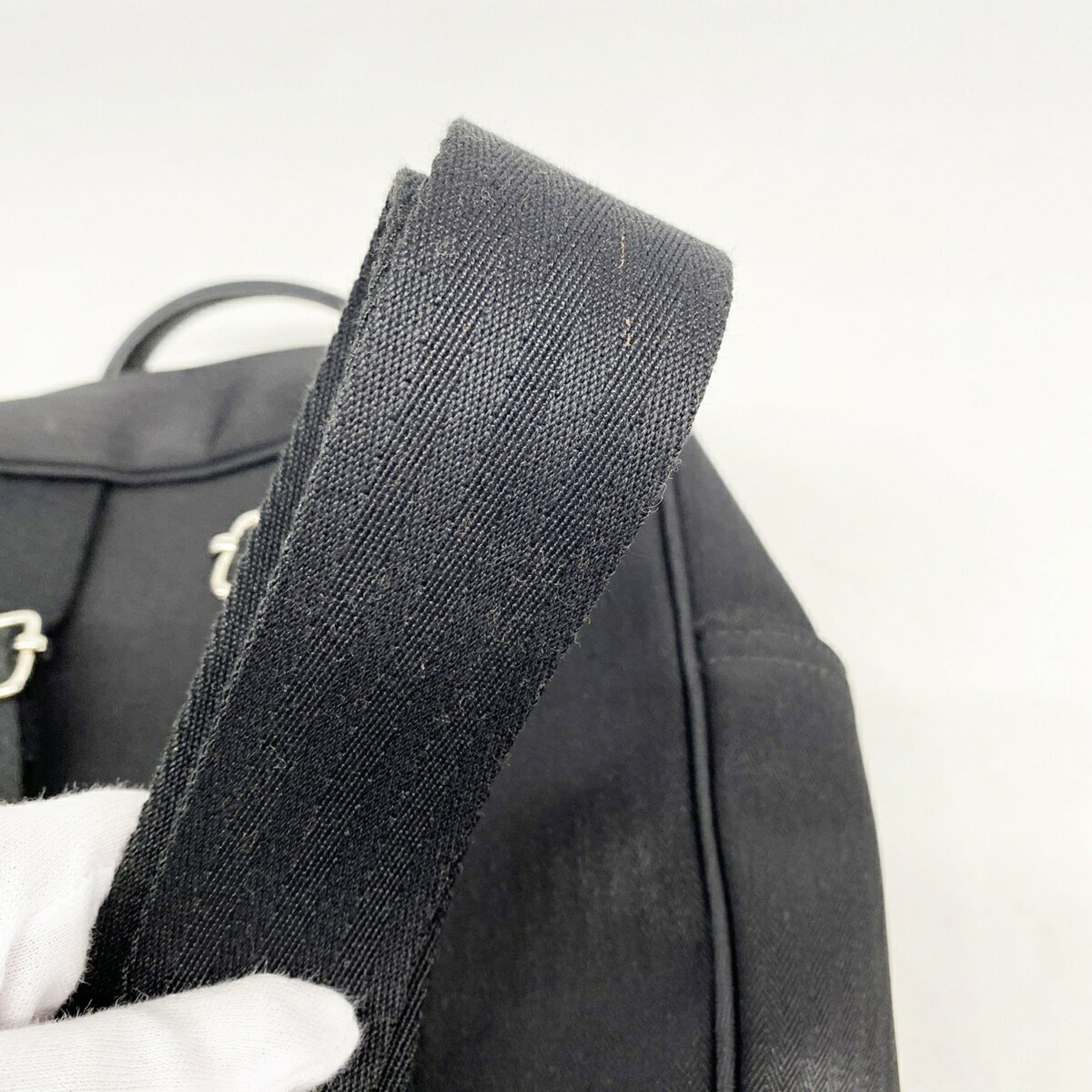 Toile Chevron Backpack (Pre-Owned) - Hermes - Modalova