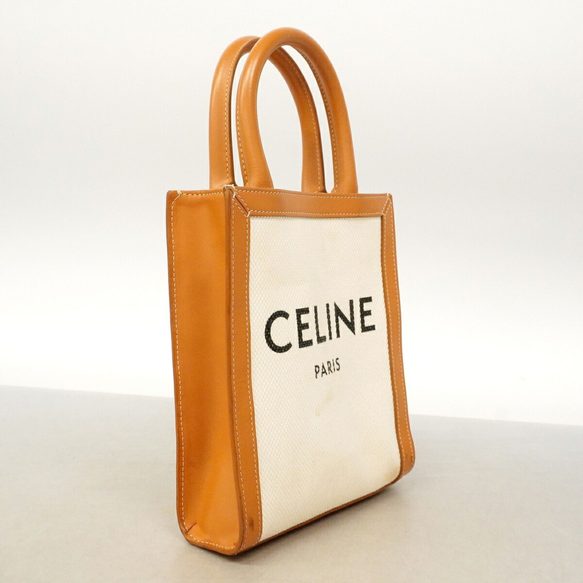 Canvas Leather Handbag (Pre-Owned) - Celine - Modalova