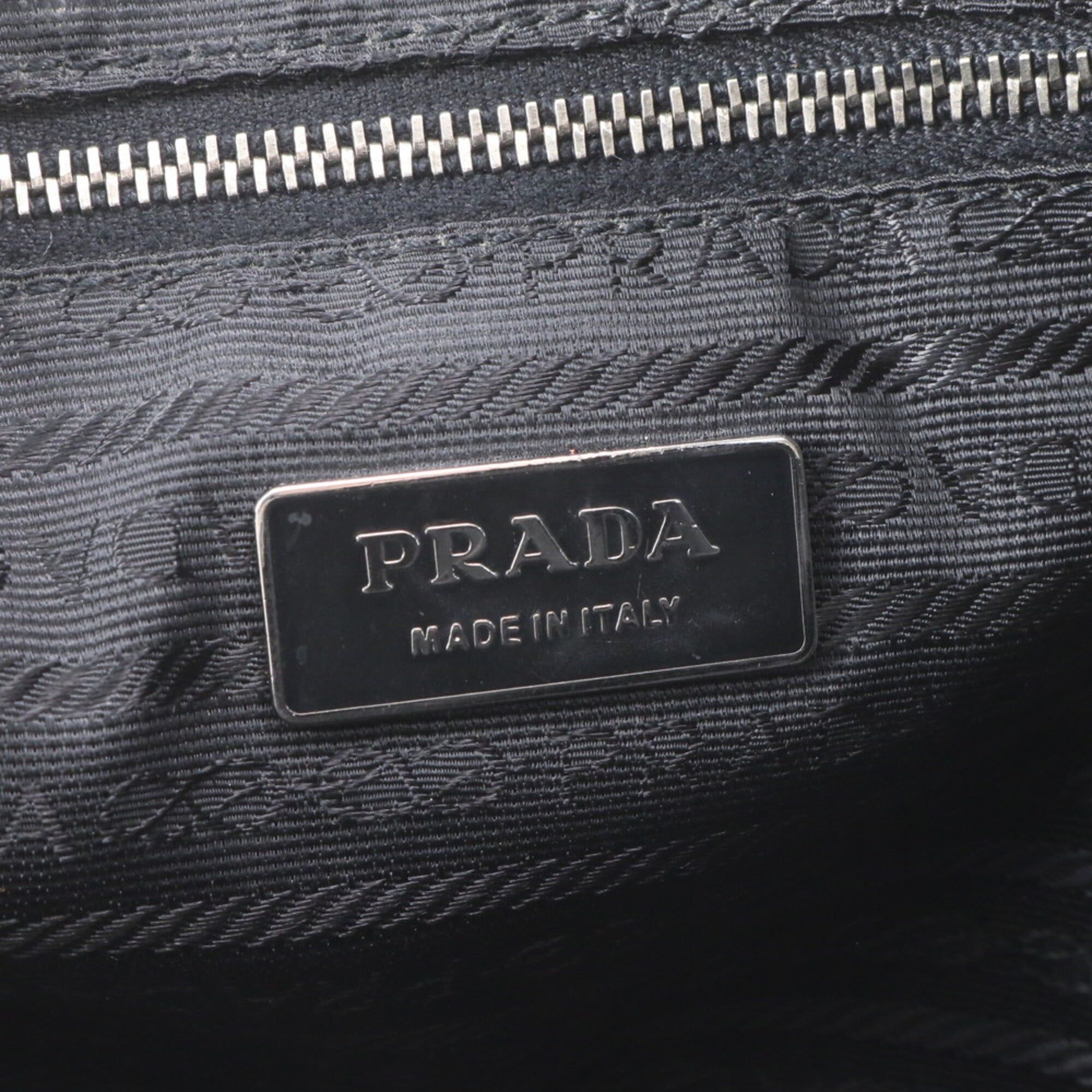 Leather Nylon Shoulder Bag Tote Bag (Pre-Owned) - Prada - Modalova