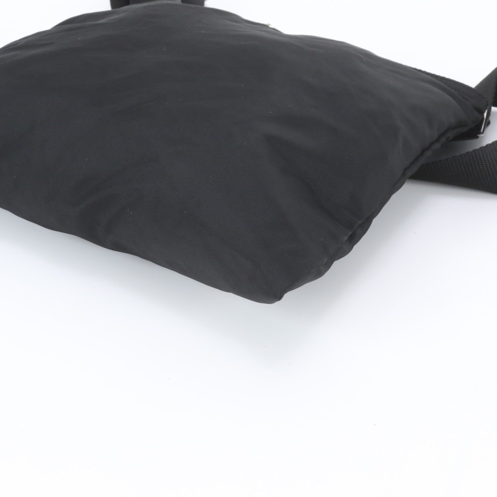 Leather Nylon Messenger Bag Shoulder Bag (Pre-Owned) - Prada - Modalova