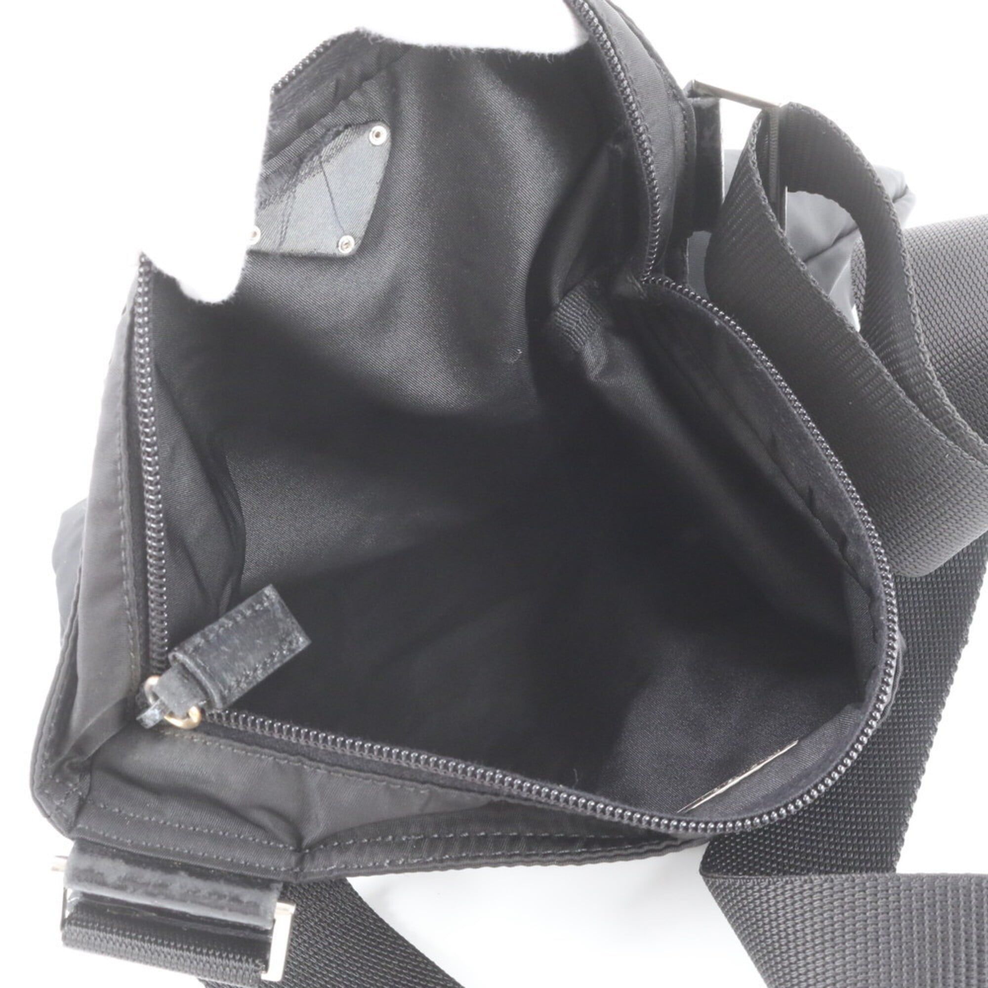 Leather Nylon Messenger Bag Shoulder Bag (Pre-Owned) - Prada - Modalova