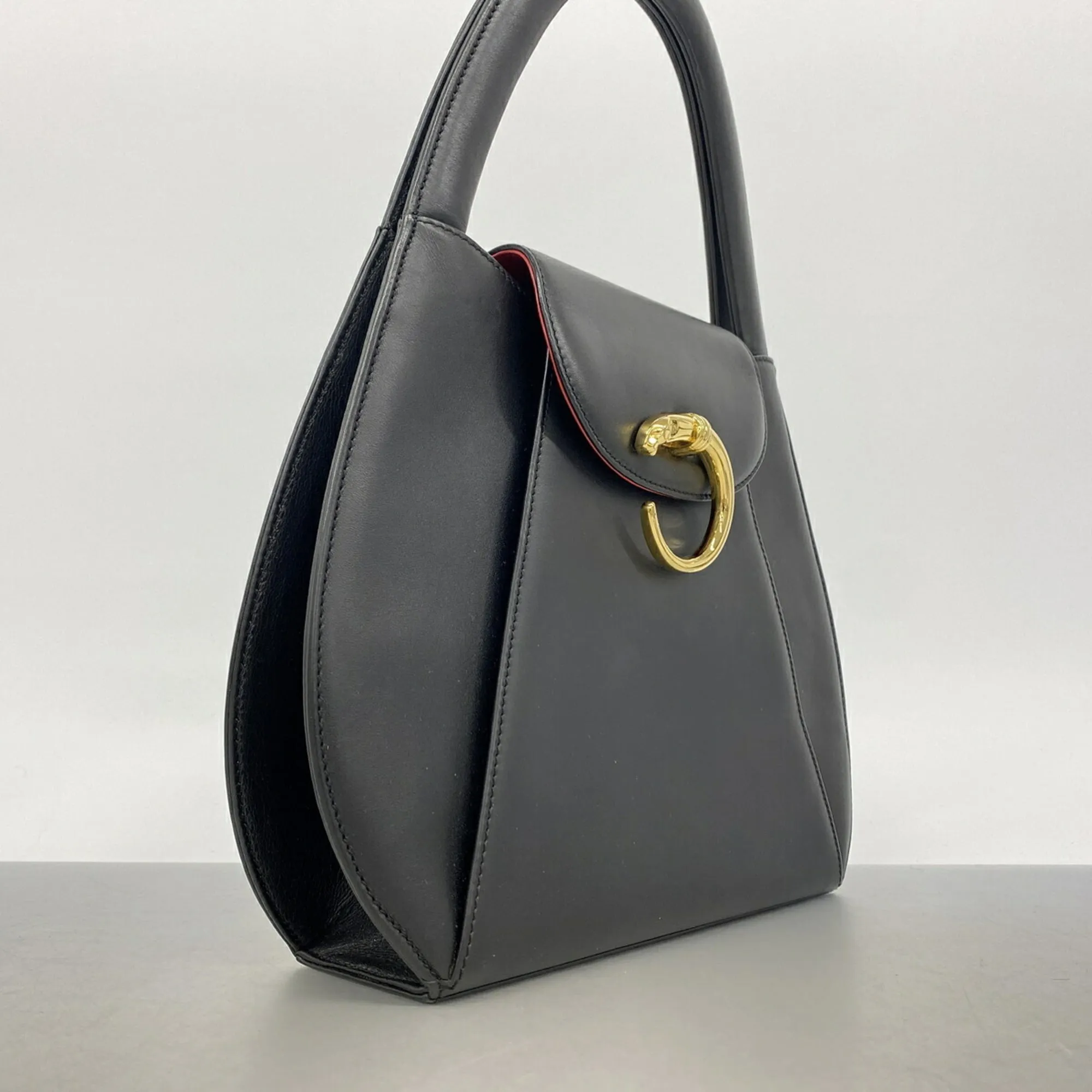 Leather Handbag (Pre-Owned) - Cartier - Modalova