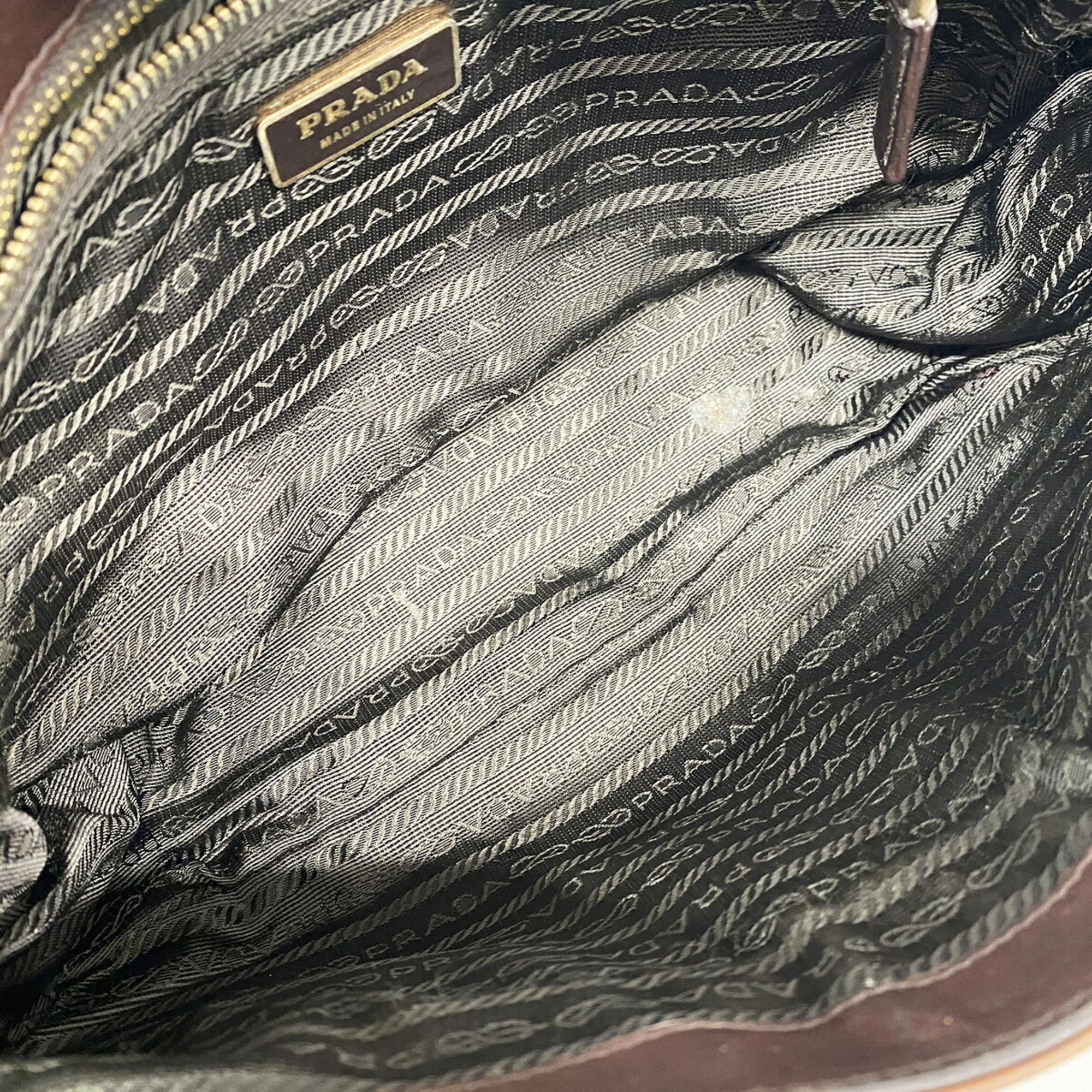 Leather Shoulder Bag (Pre-Owned) - Prada - Modalova