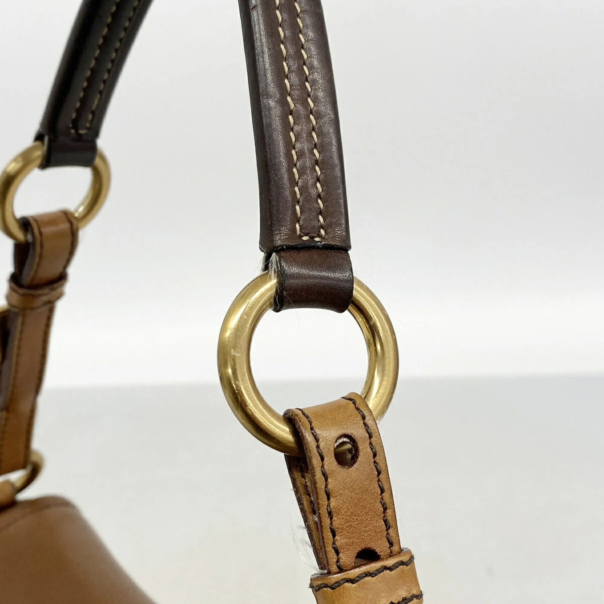 Leather Shoulder Bag (Pre-Owned) - Prada - Modalova