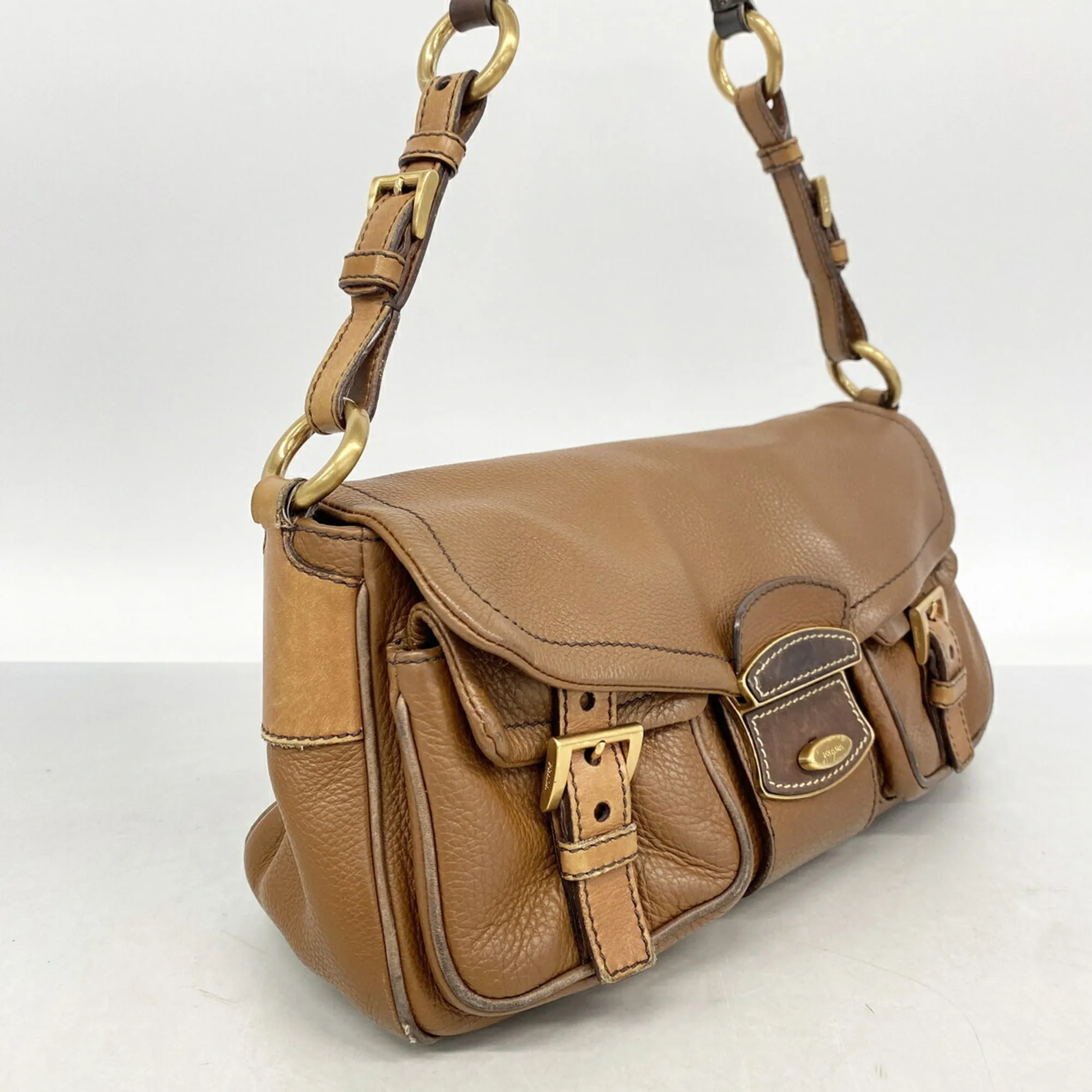 Leather Shoulder Bag (Pre-Owned) - Prada - Modalova