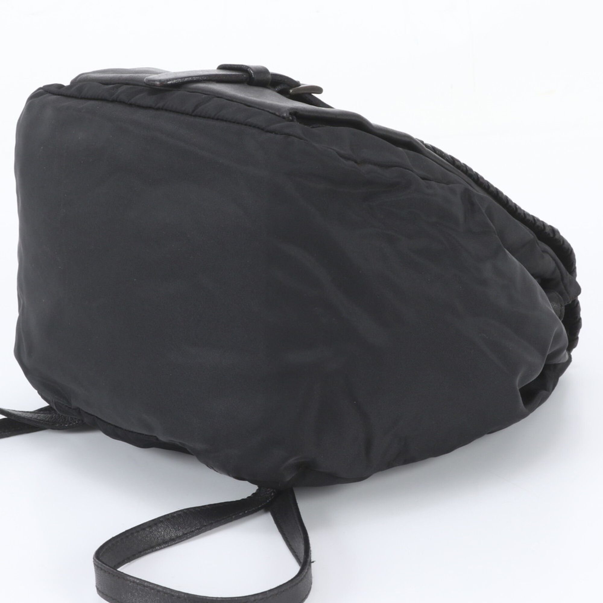 Leather Nylon Backpack (Pre-Owned) - Prada - Modalova