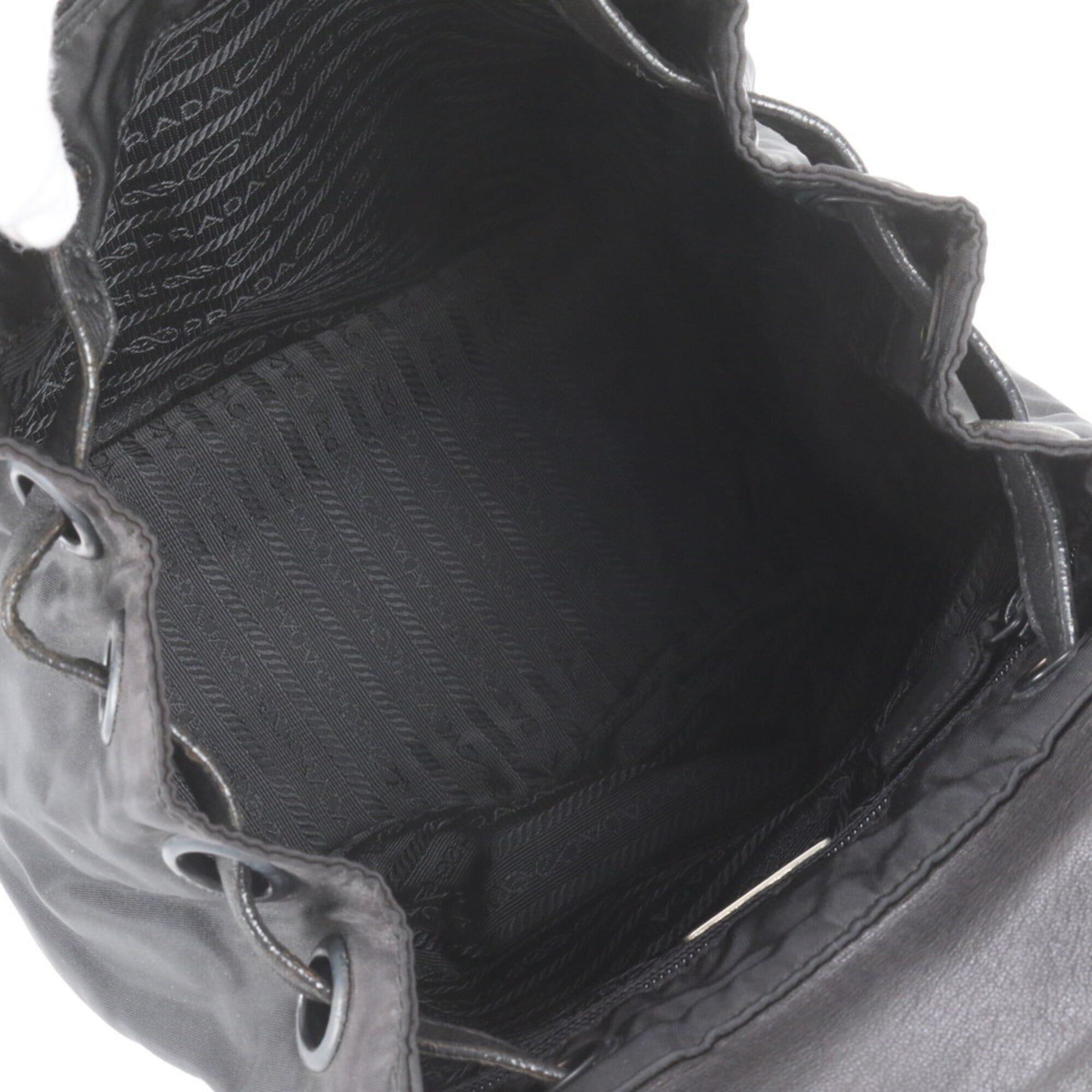 Leather Nylon Backpack (Pre-Owned) - Prada - Modalova