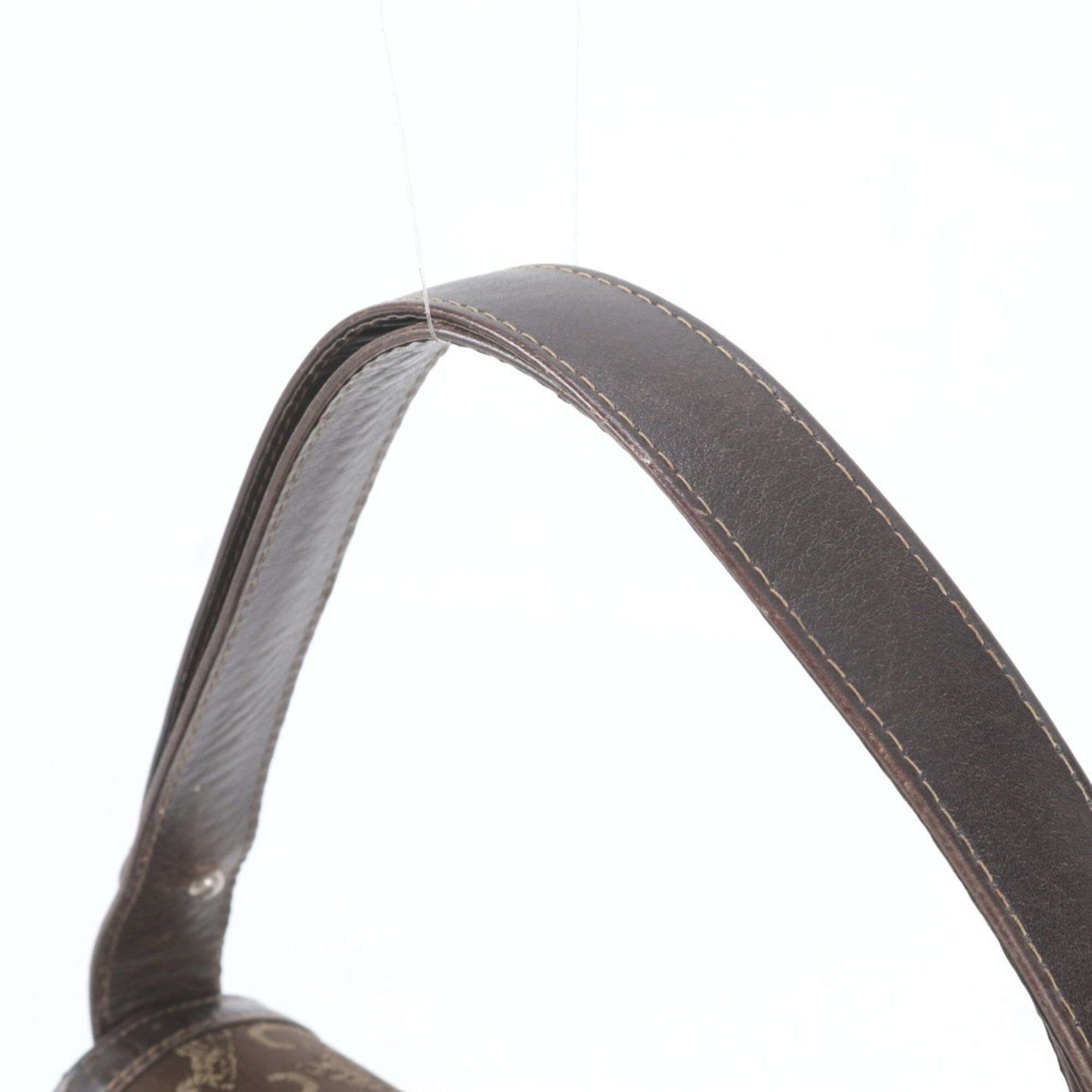 Leather Canvas Handbag Shoulder Bag (Pre-Owned) - Celine - Modalova