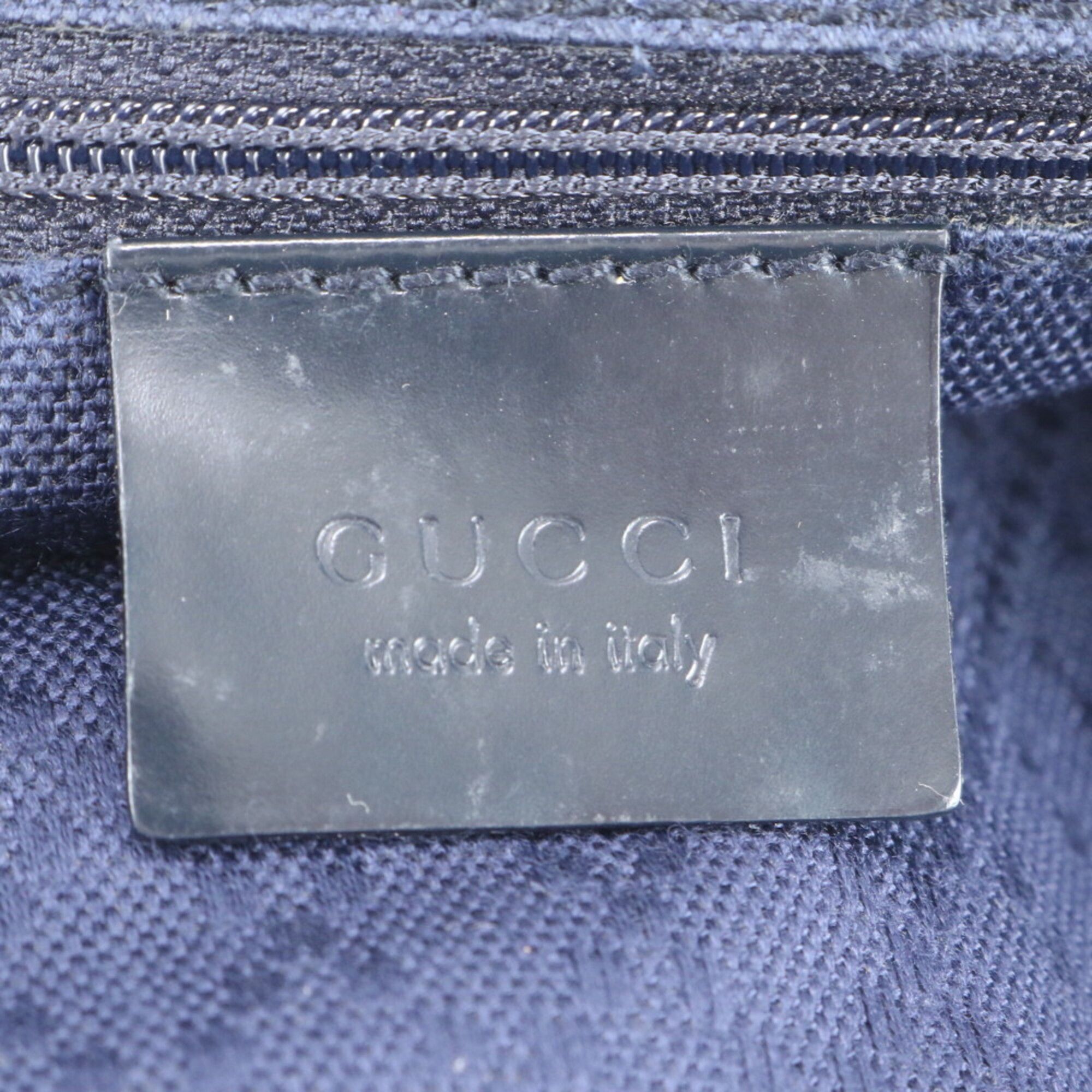 Leather Canvas Handbag Shoulder Bag (Pre-Owned) - Gucci - Modalova