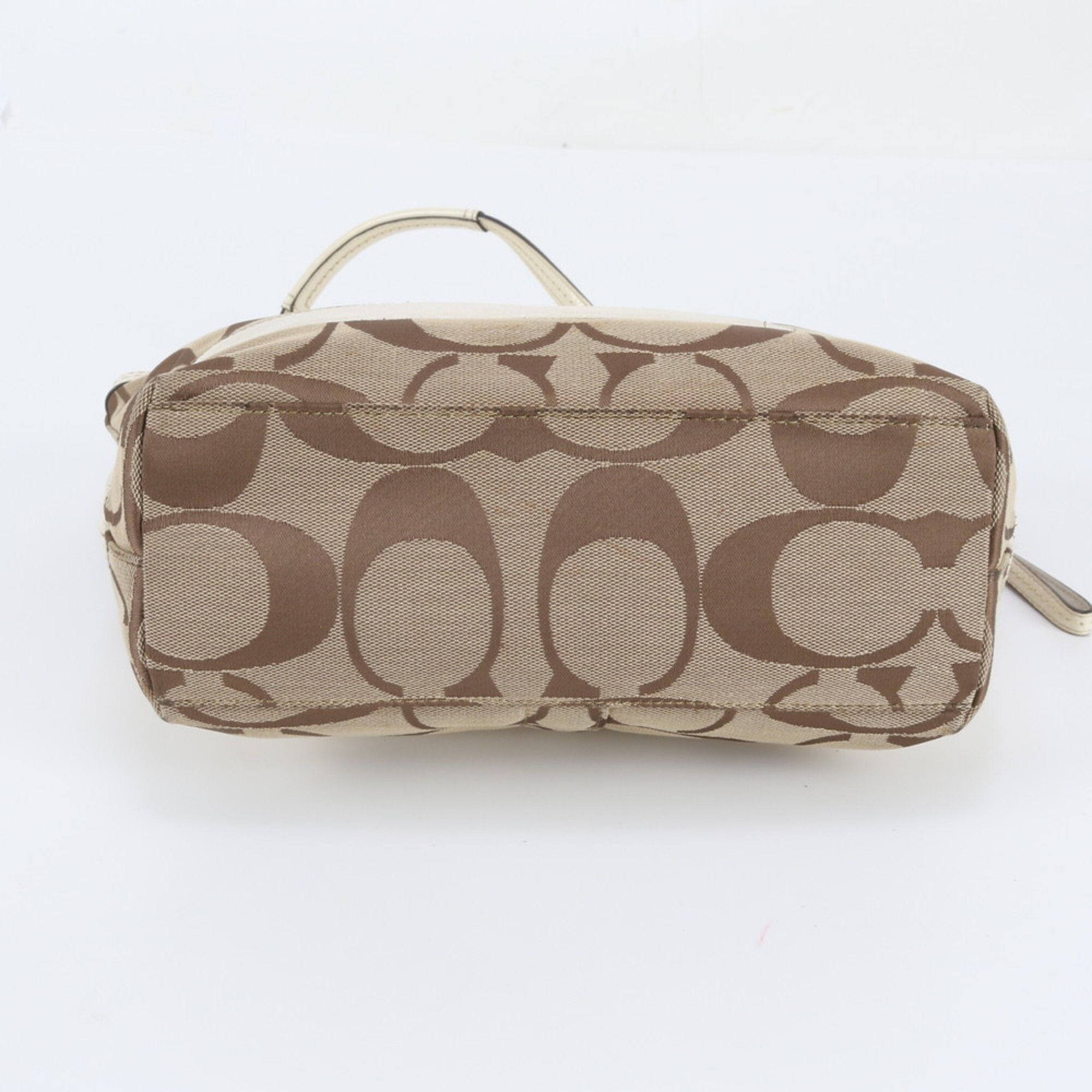 Leather Canvas Handbag Shoulder Bag Tote Bag (Pre-Owned) - Coach - Modalova