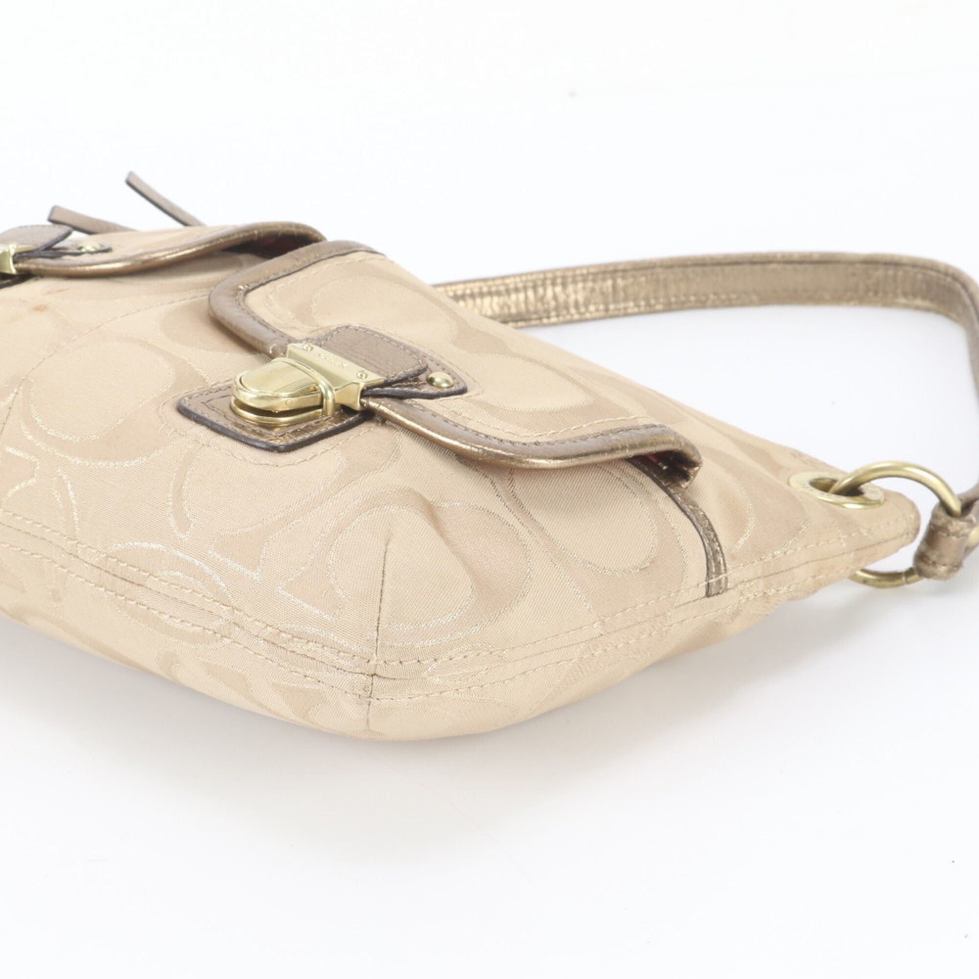 Leather Canvas Handbag Shoulder Bag Tote Bag (Pre-Owned) - Coach - Modalova