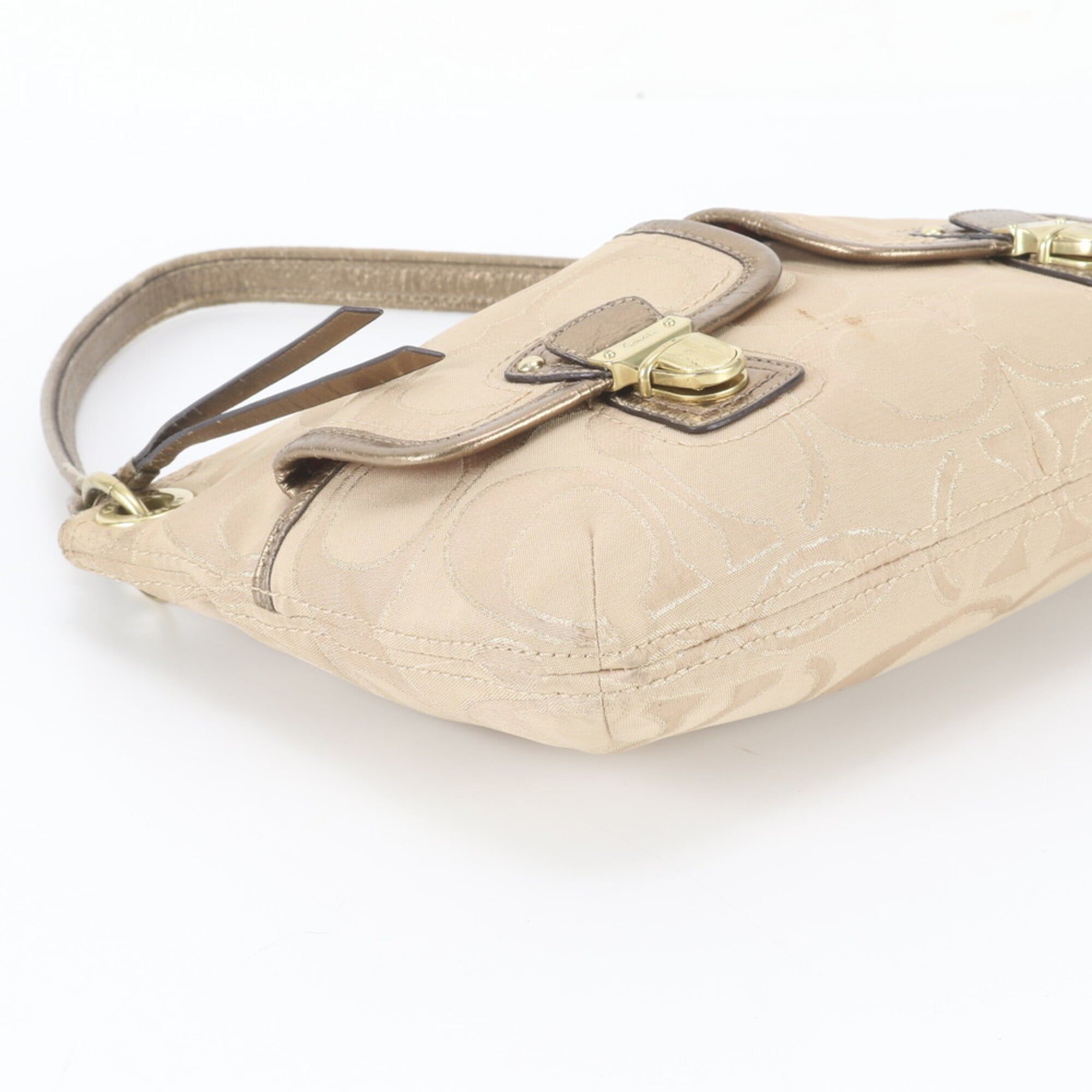 Leather Canvas Handbag Shoulder Bag Tote Bag (Pre-Owned) - Coach - Modalova