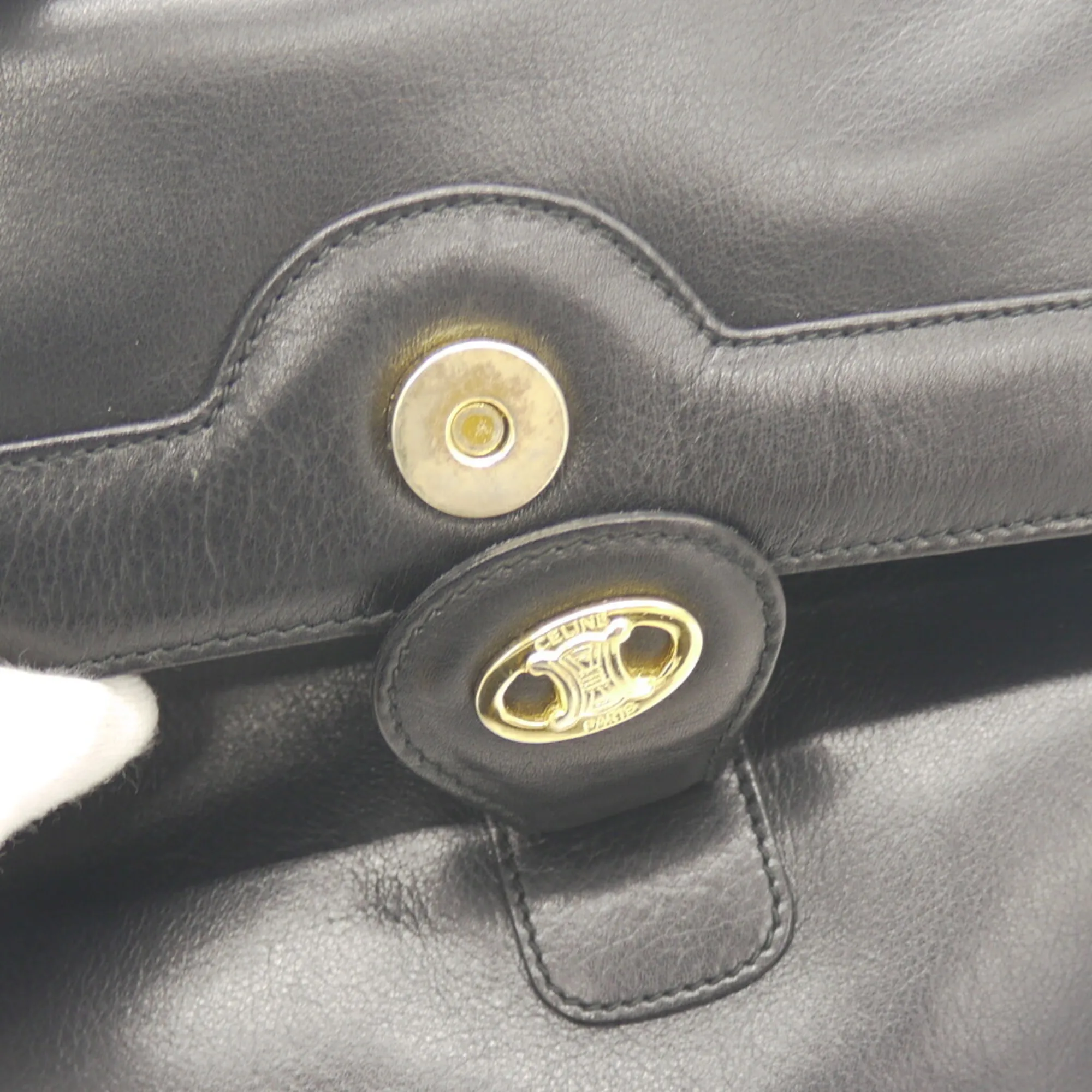 Leather Clutch Bag (Pre-Owned) - Celine - Modalova