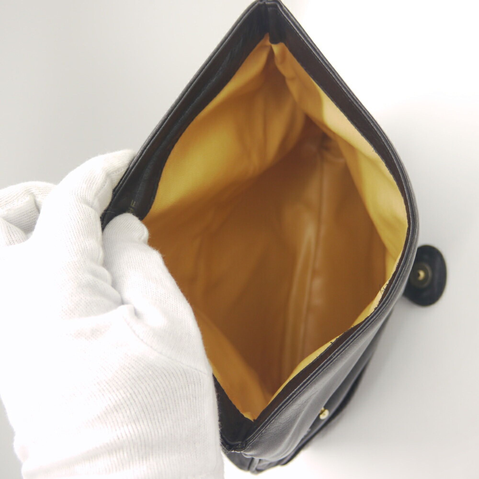 Leather Clutch Bag (Pre-Owned) - Celine - Modalova