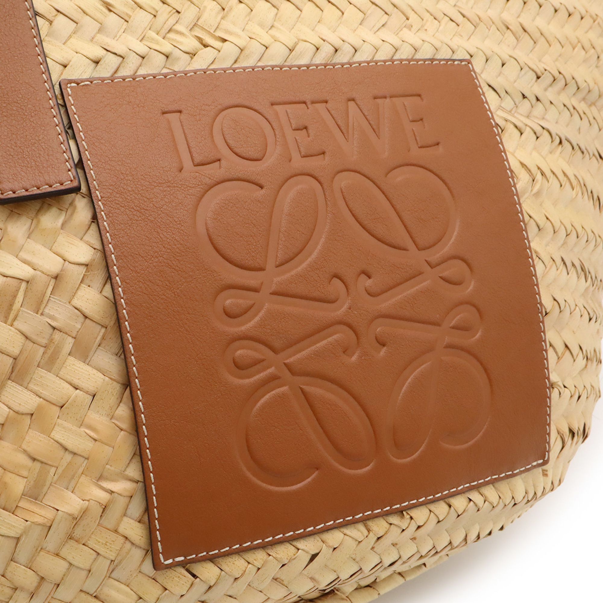 Leather Basket Handbag (Pre-Owned) - Loewe - Modalova