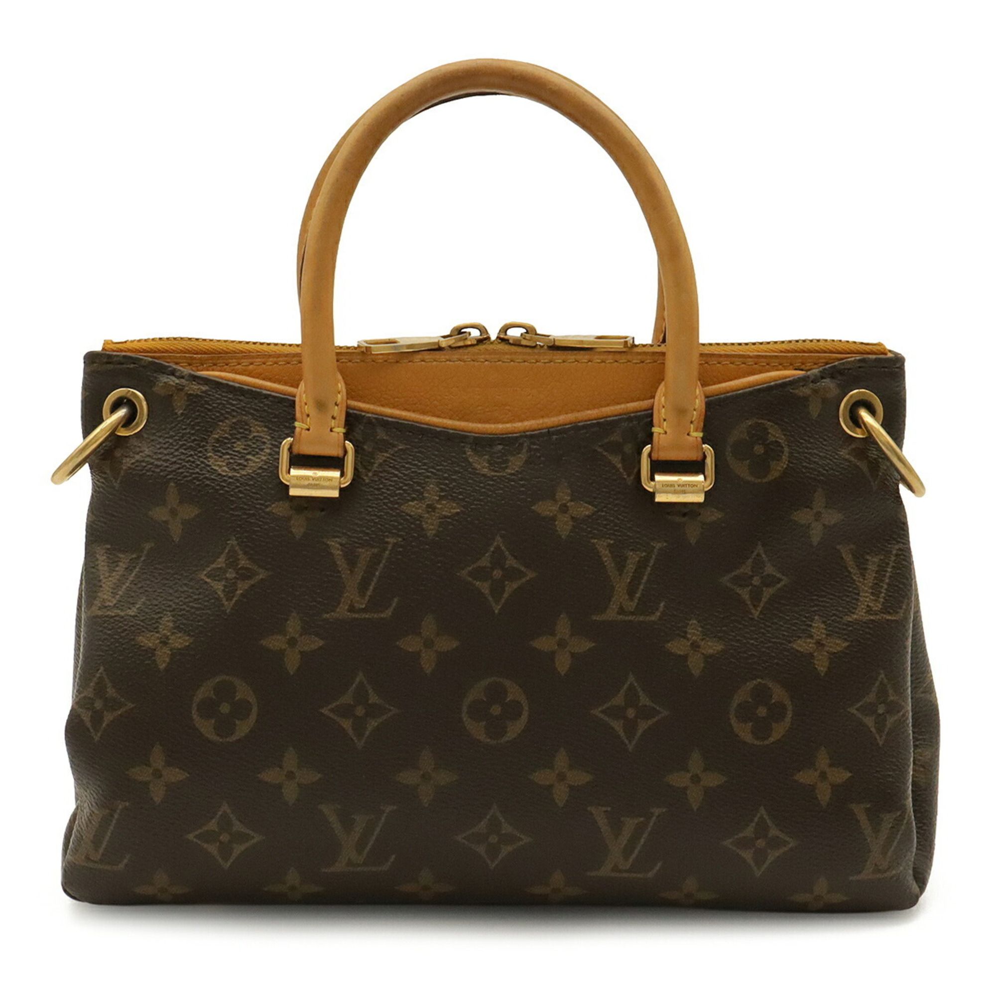 Monogram Canvas Pvc Coated Canvas Leather Handbag (Pre-Owned) - Louis Vuitton - Modalova