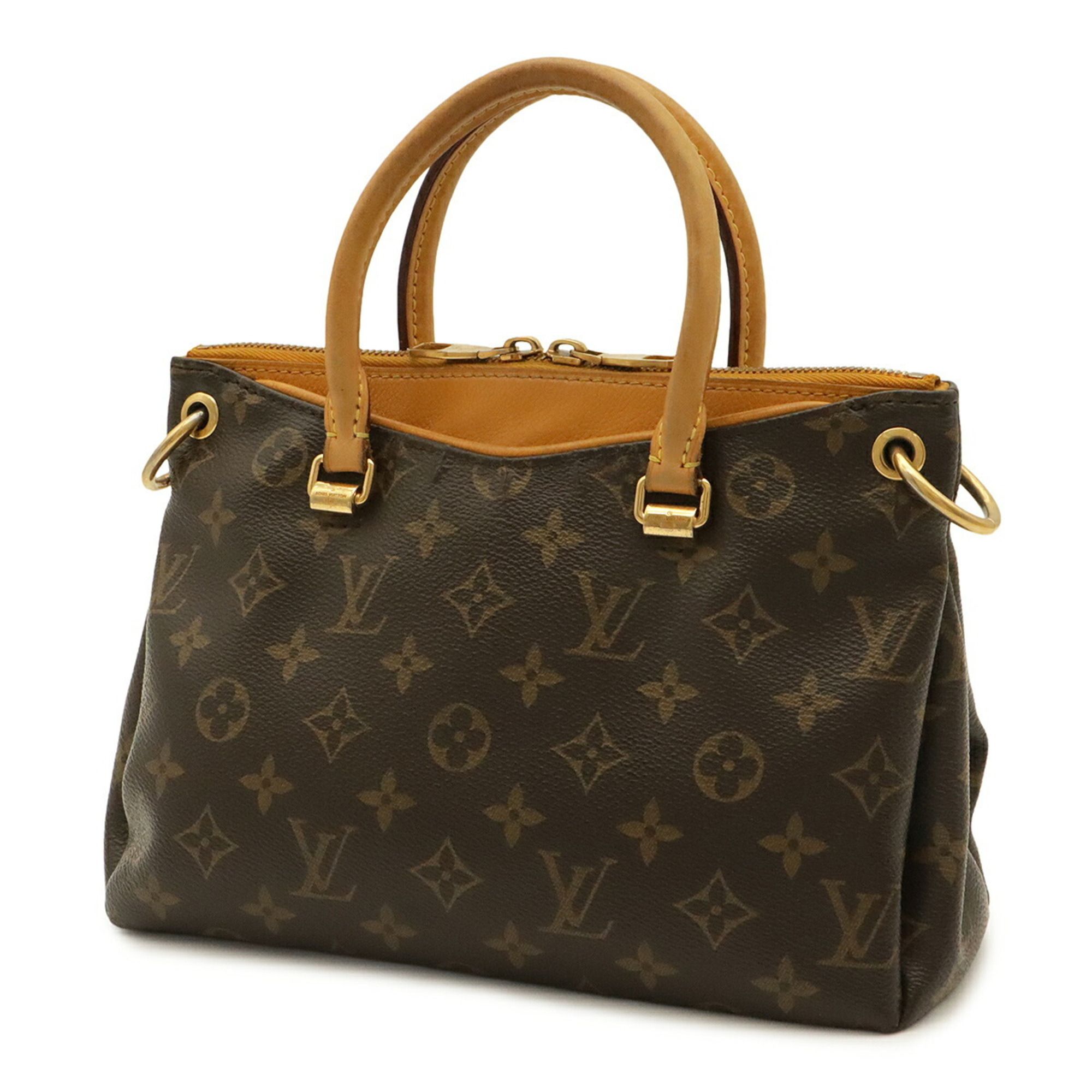 Monogram Canvas Pvc Coated Canvas Leather Handbag (Pre-Owned) - Louis Vuitton - Modalova