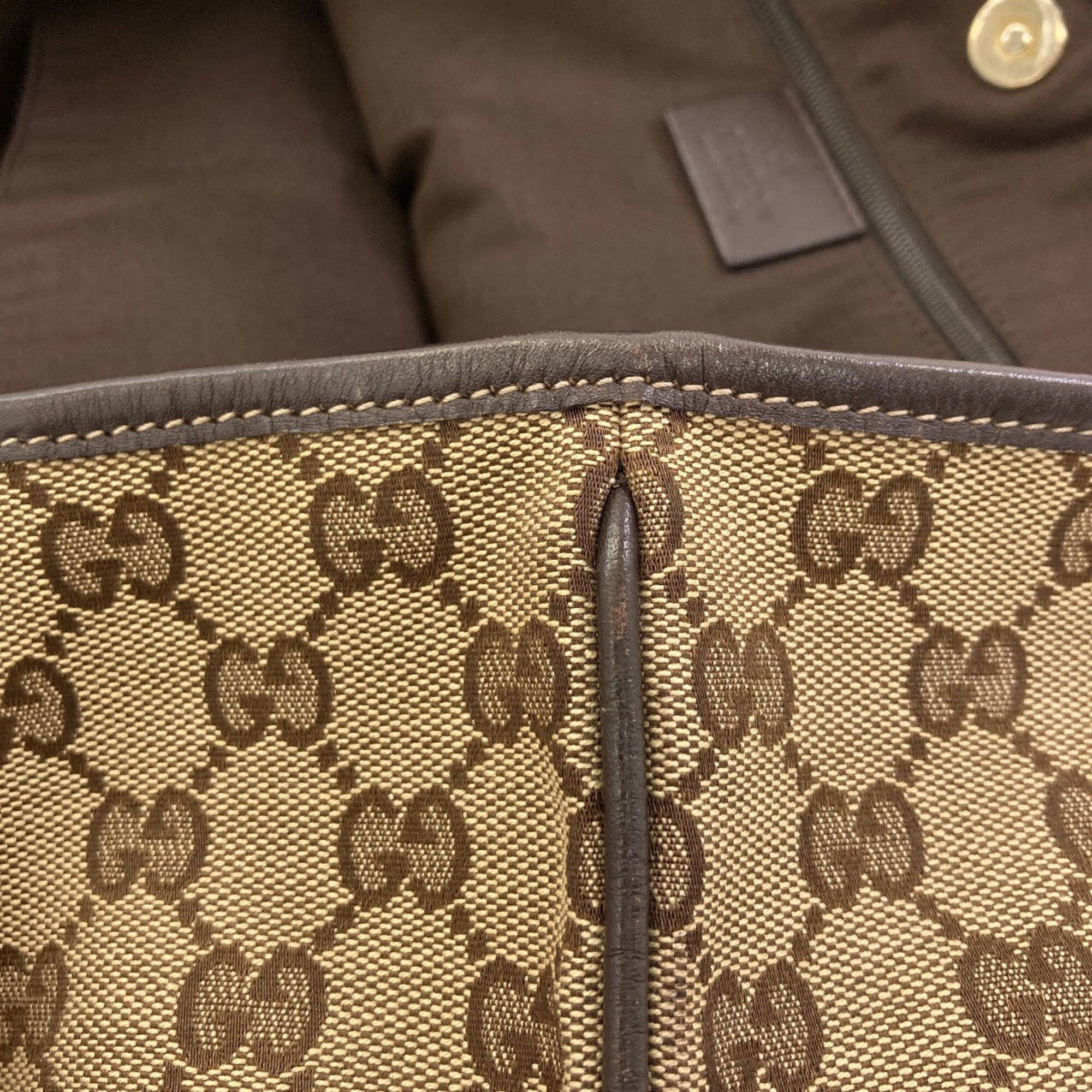 Canvas Tote Bag (Pre-Owned) - Gucci - Modalova