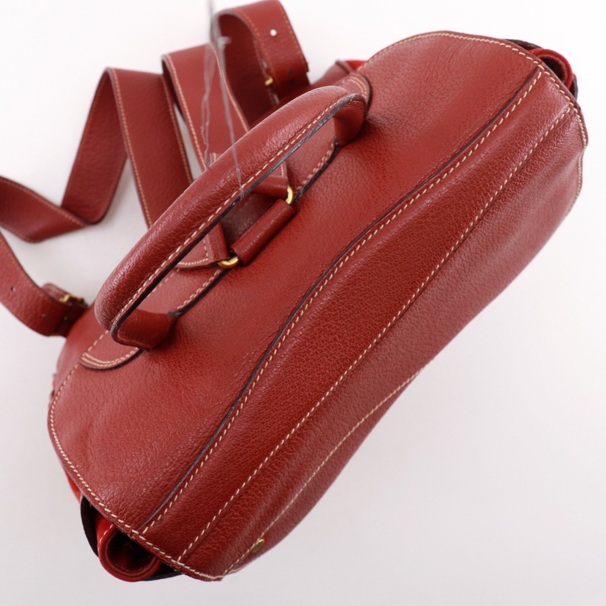 Suede Leather Backpack (Pre-Owned) - Gucci - Modalova