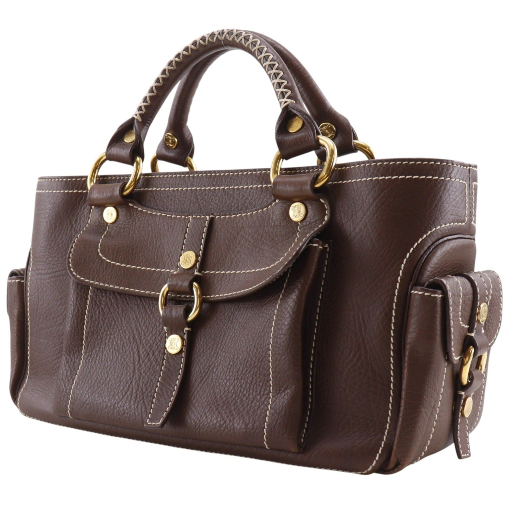 Leather Handbag (Pre-Owned) - Celine - Modalova