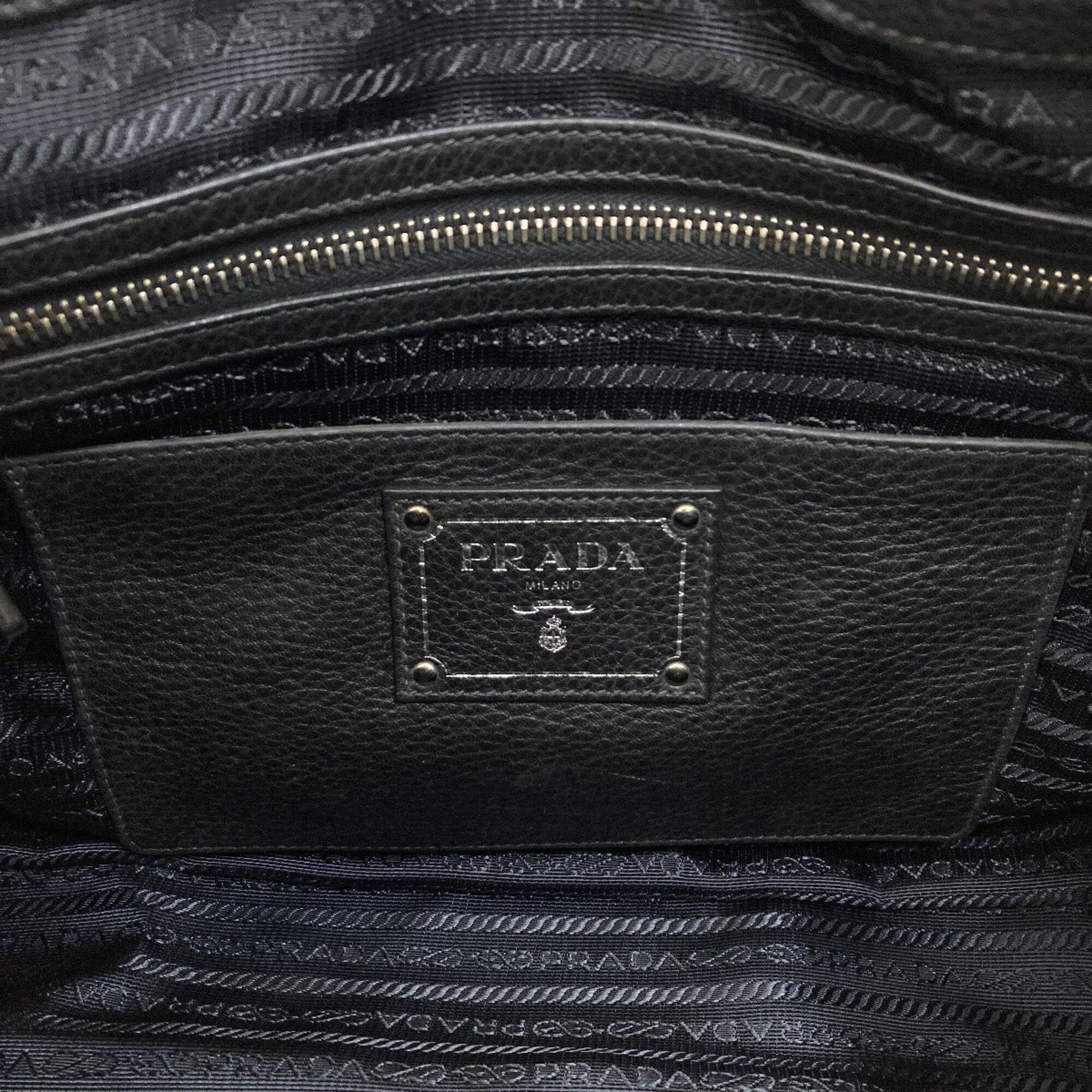 Leather Tote Bag (Pre-Owned) - Prada - Modalova