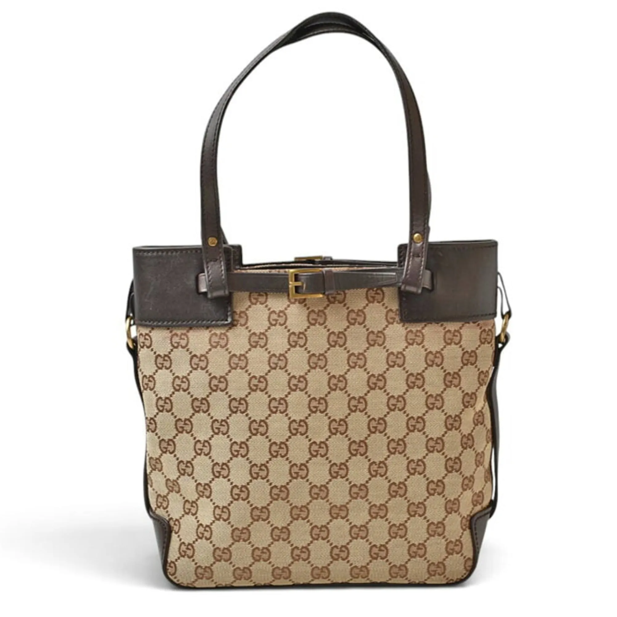 Gg Canvas Handbag (Pre-Owned) - Gucci - Modalova
