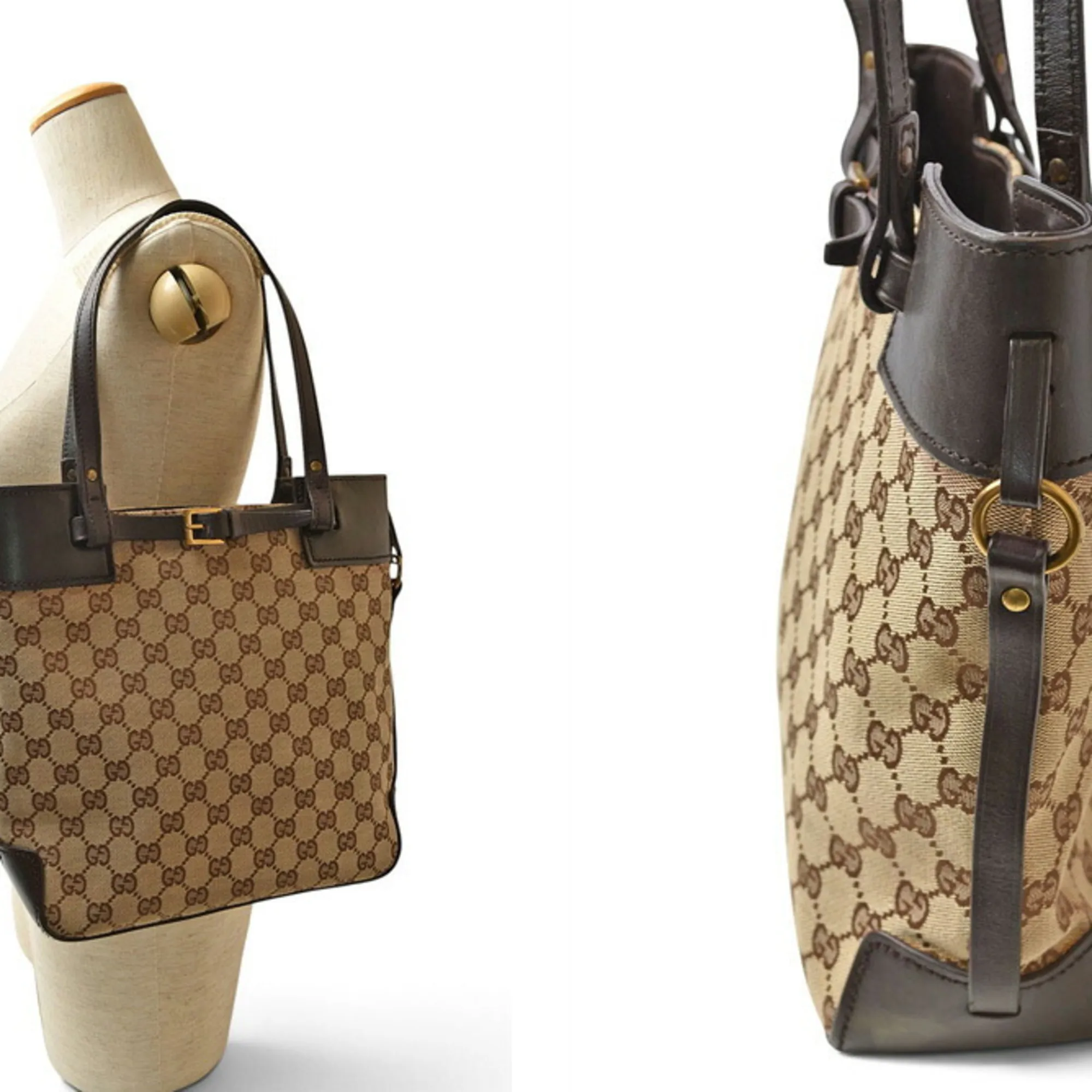 Gg Canvas Handbag (Pre-Owned) - Gucci - Modalova