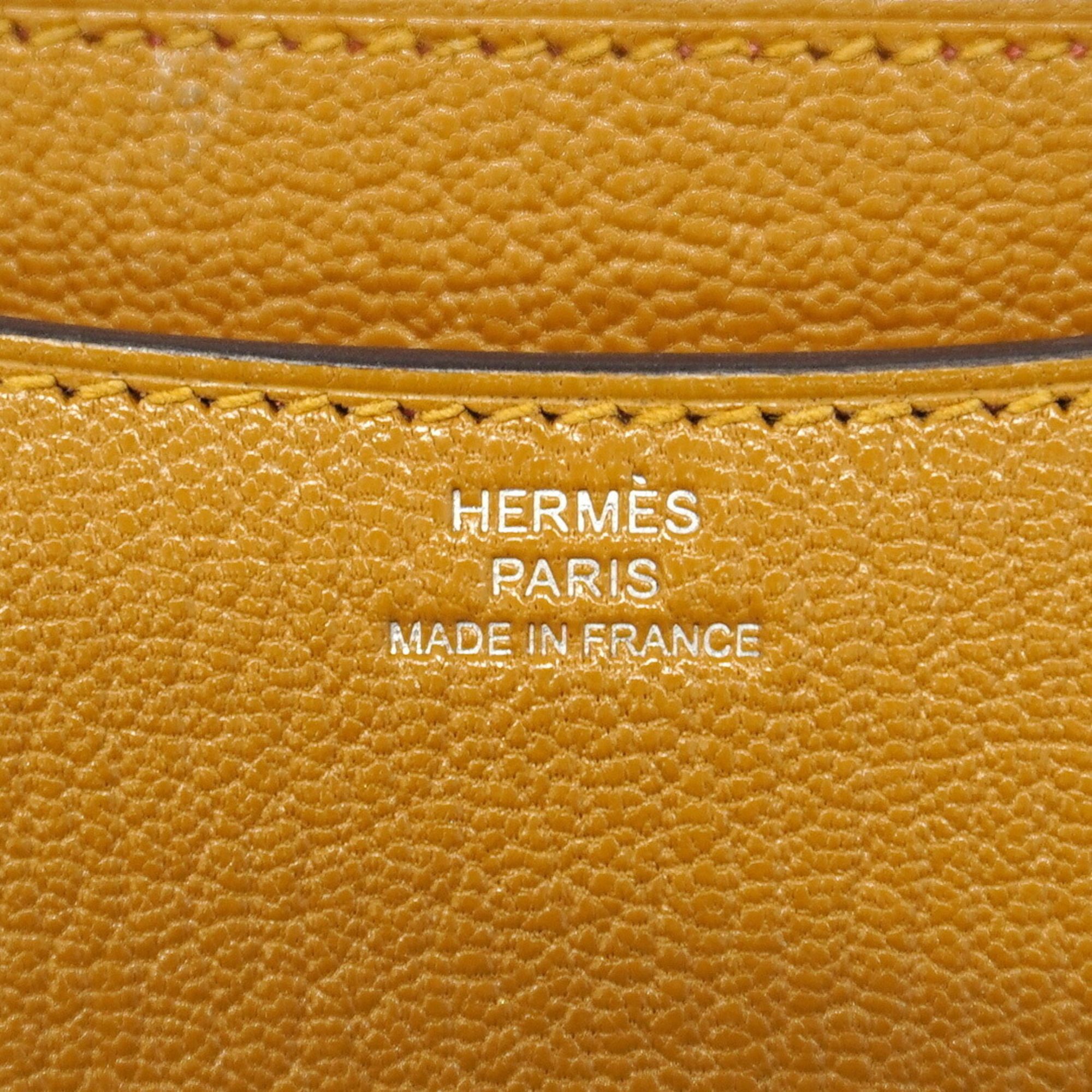 Chevre Myzore Leather Shoulder Bag (Pre-Owned) - Hermes - Modalova