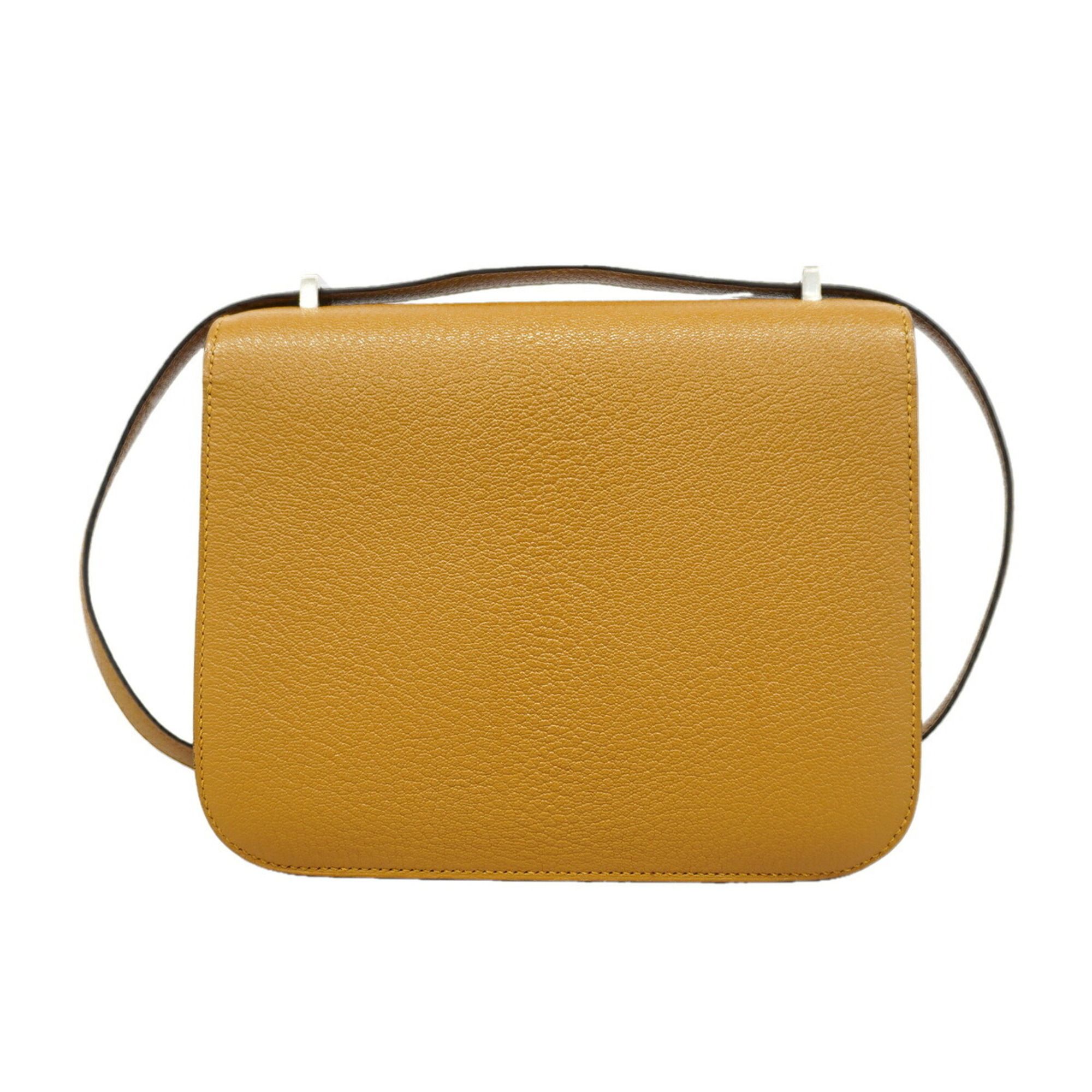 Chevre Myzore Leather Shoulder Bag (Pre-Owned) - Hermes - Modalova