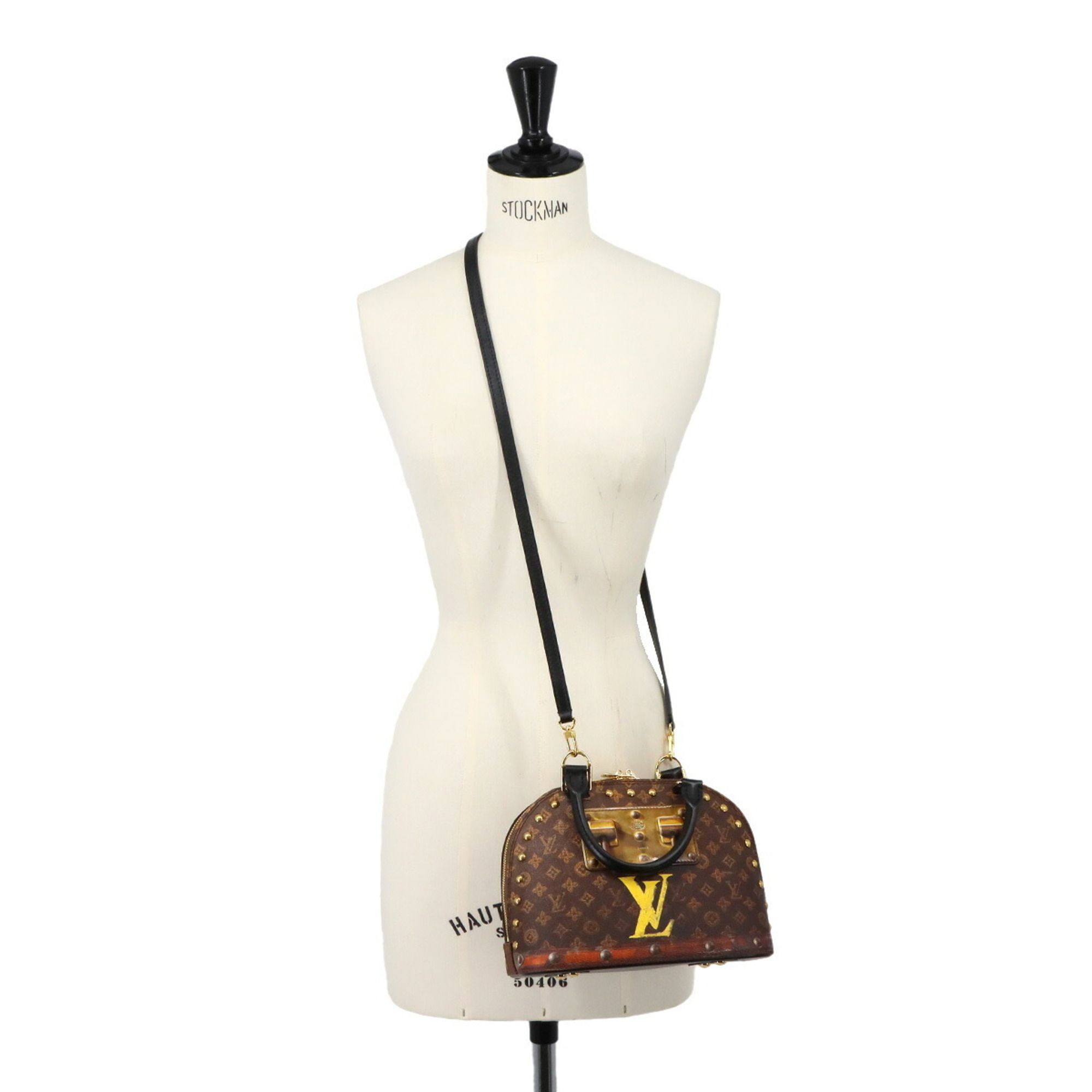Monogram Canvas Leather Handbag (Pre-Owned) - Louis Vuitton - Modalova