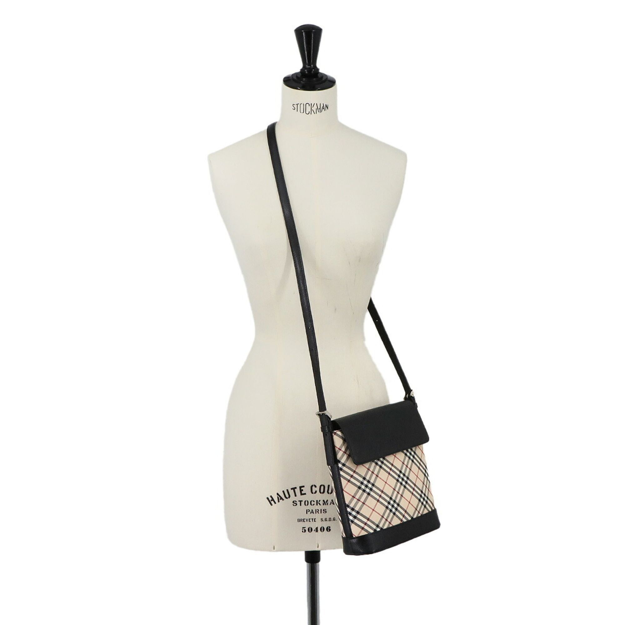 Canvas Leather Shoulder Bag (Pre-Owned) - Burberry - Modalova