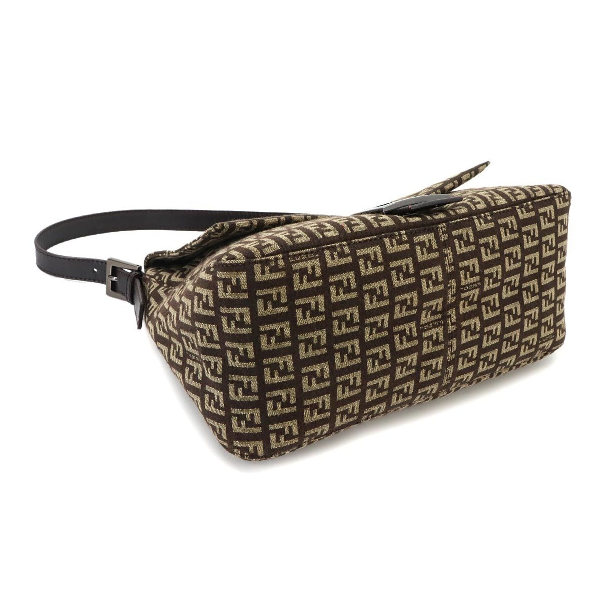 Canvas Leather Shoulder Bag (Pre-Owned) - Fendi - Modalova