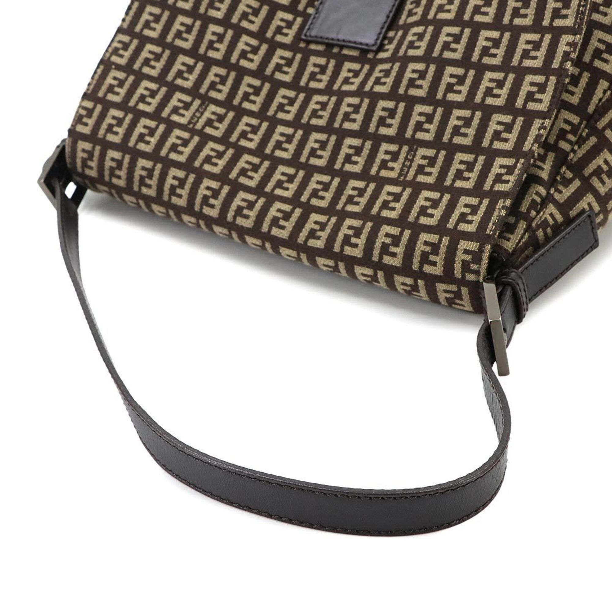 Canvas Leather Shoulder Bag (Pre-Owned) - Fendi - Modalova