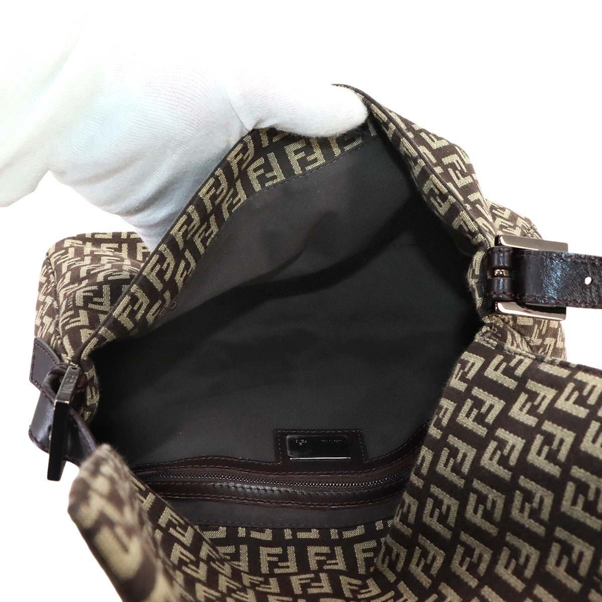 Canvas Leather Shoulder Bag (Pre-Owned) - Fendi - Modalova
